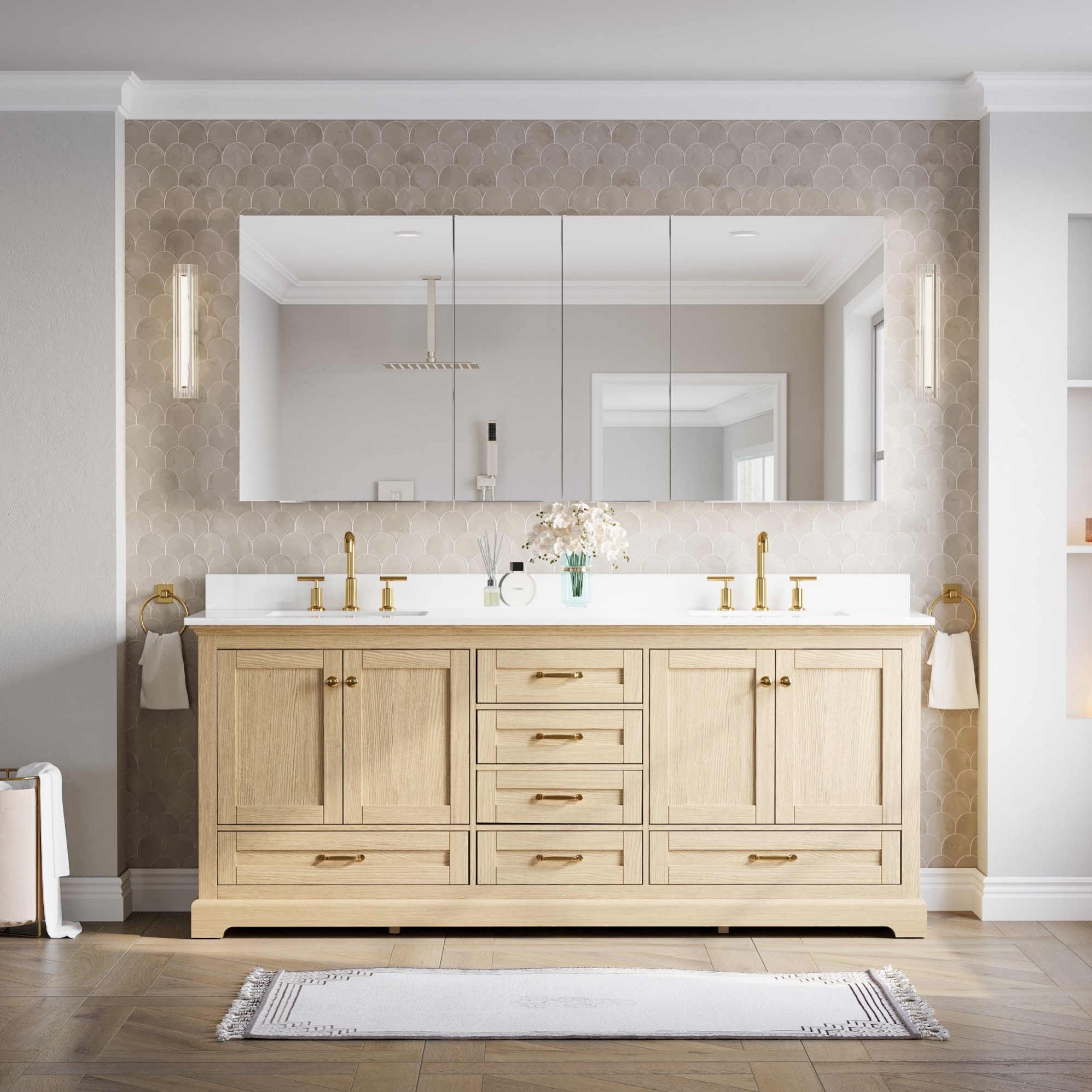 WELLFOR JRA24R12R12L24L32 Bathroom-Medicine-Cabinets - View #13