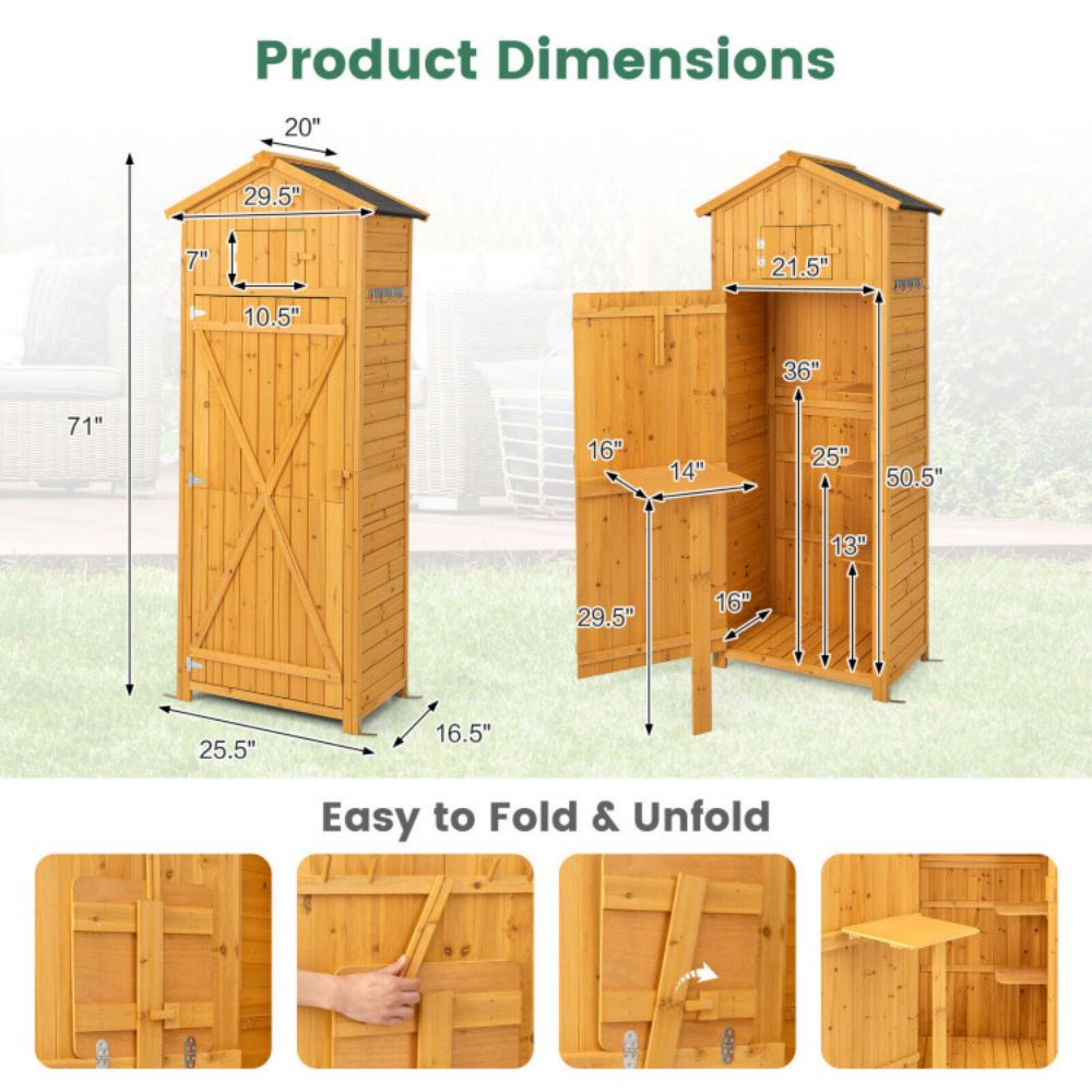 LIVIZA TBS3918NA Wood-Storage-Buildings - View #5
