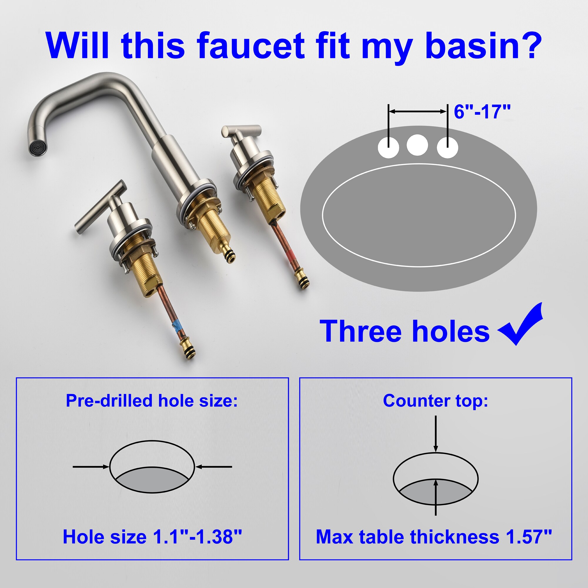 WELLFOR SPA-1514BN Lavatory-Faucets - View #7