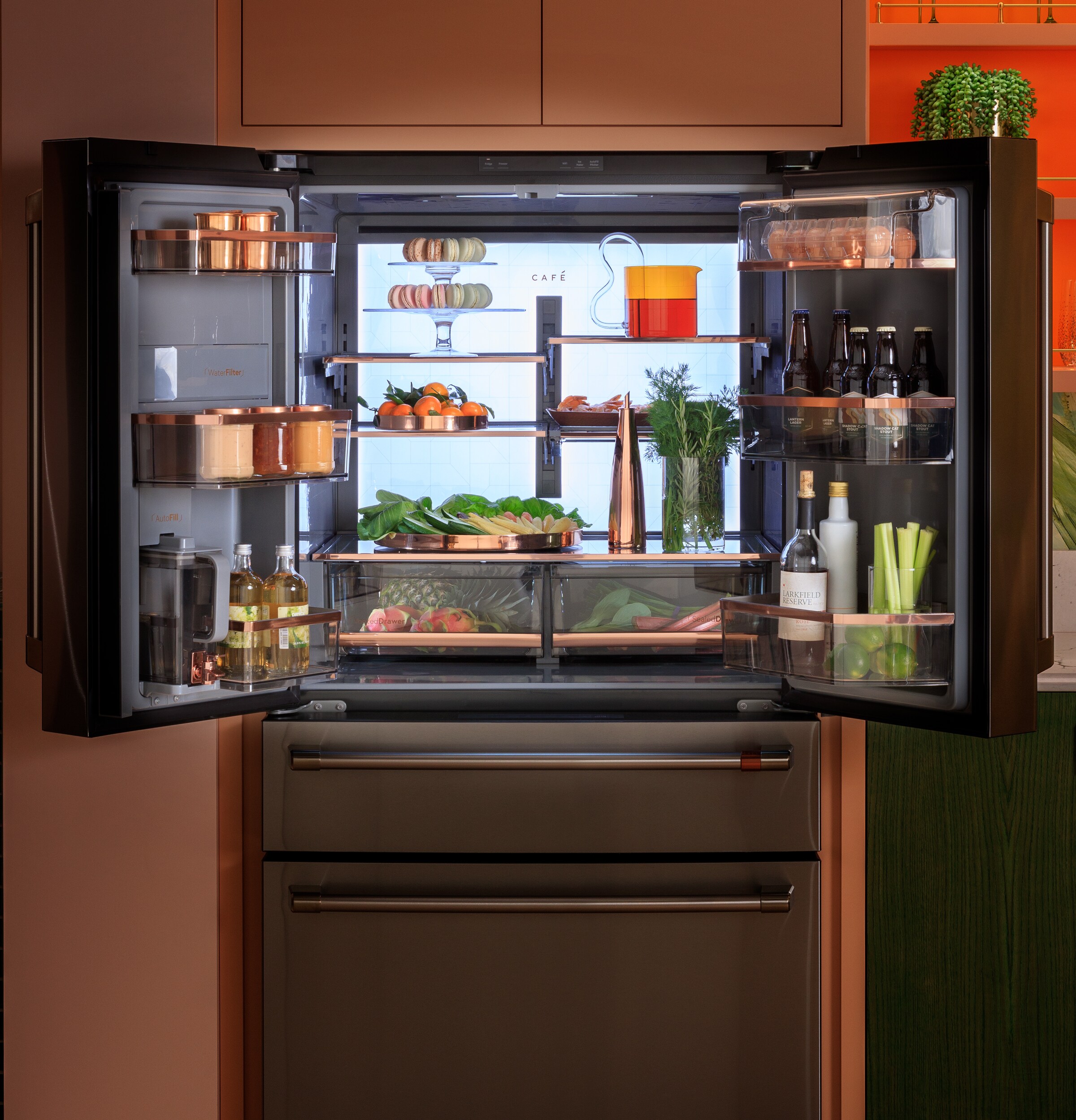 Lowes deals cafe refrigerator