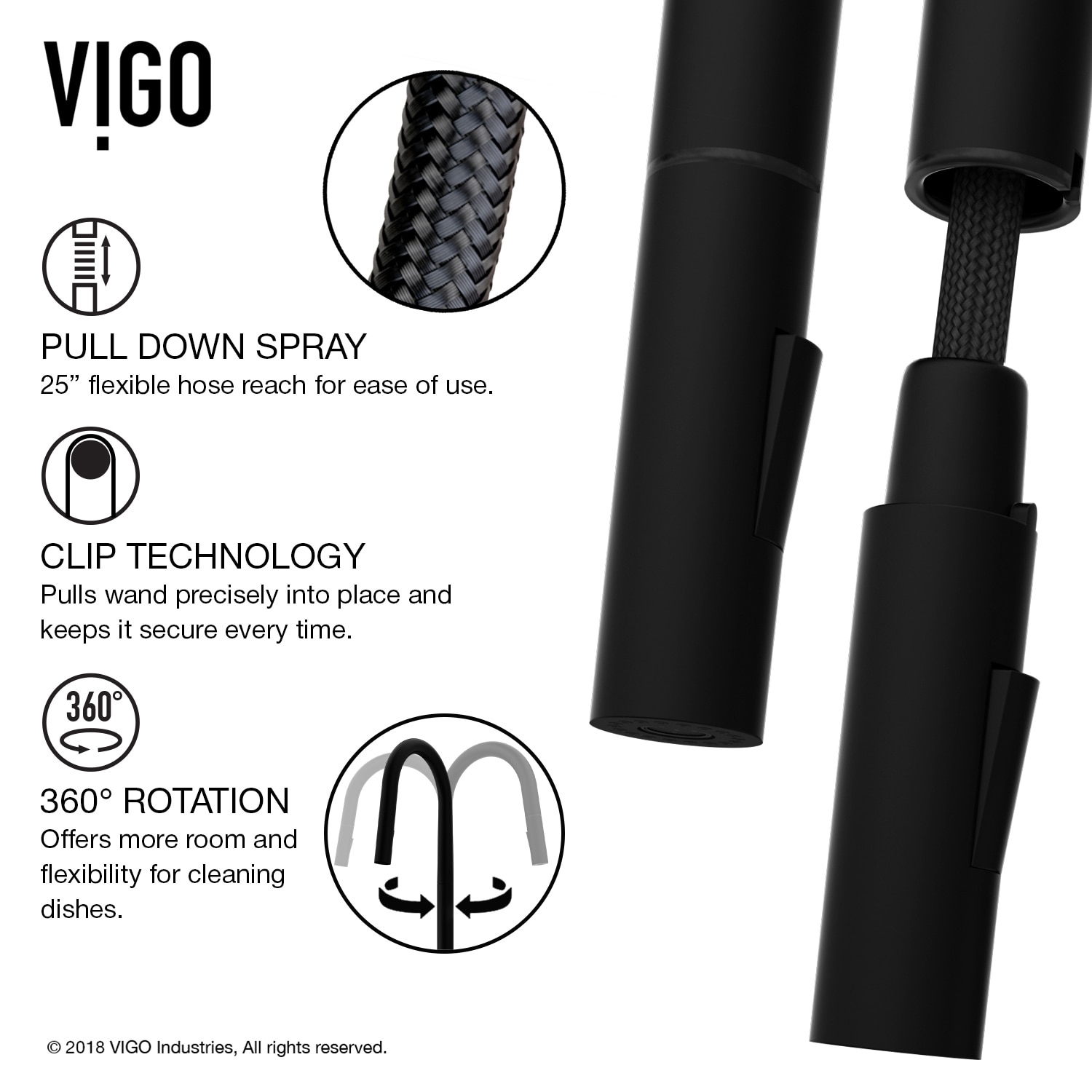 VIGO VG02029MBK2 Kitchen-Faucets - View #8