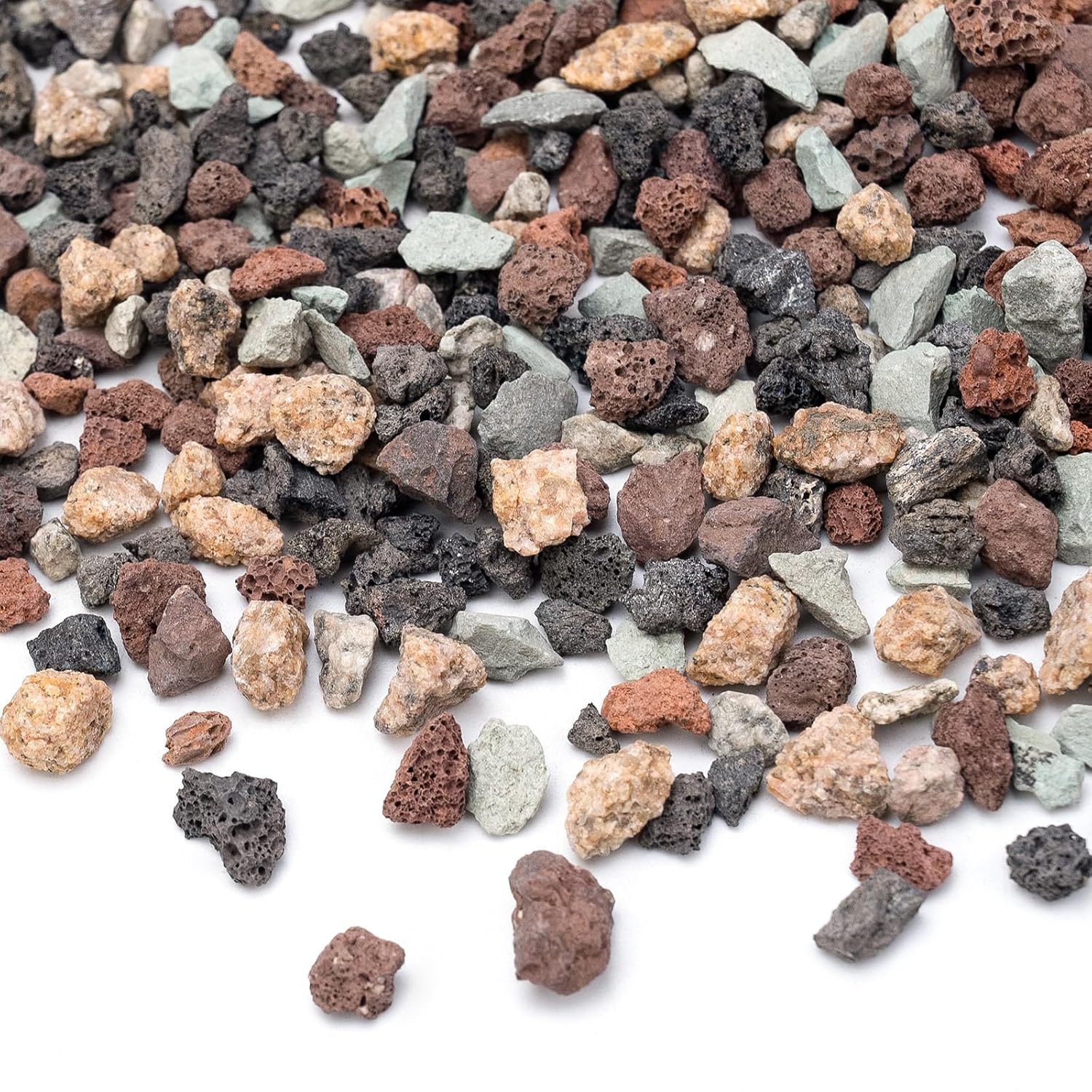 FANTIAN 5 lb Horticultural Lava Rock Mix 1/5 Inch Potting Soil Amendment for Succulents Cacti Bonsai Terrarium and Top Dressing Decorative Volcanic Gravel