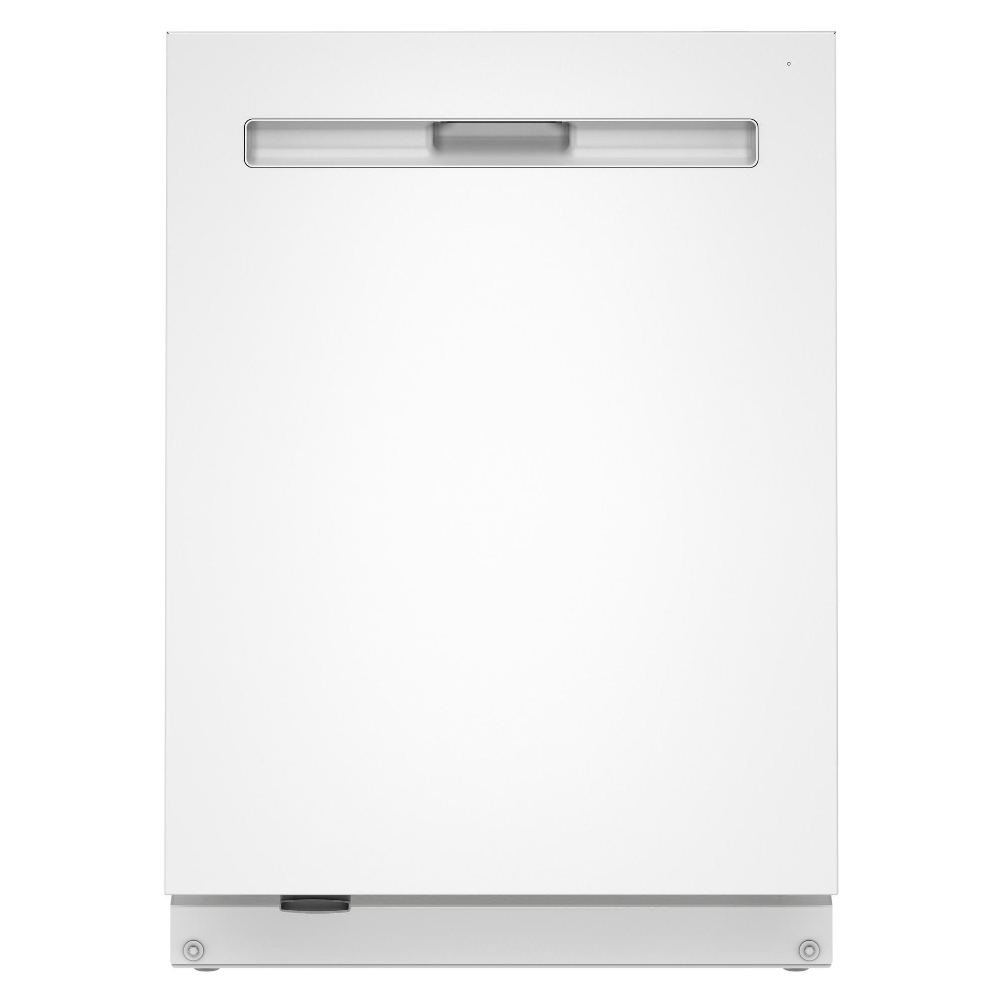 Maytag MDPS7024SW 24-in Top Control Built-in Dishwasher With Third Rack ( White ) , 47-Decibel Very Quiet Sound Level