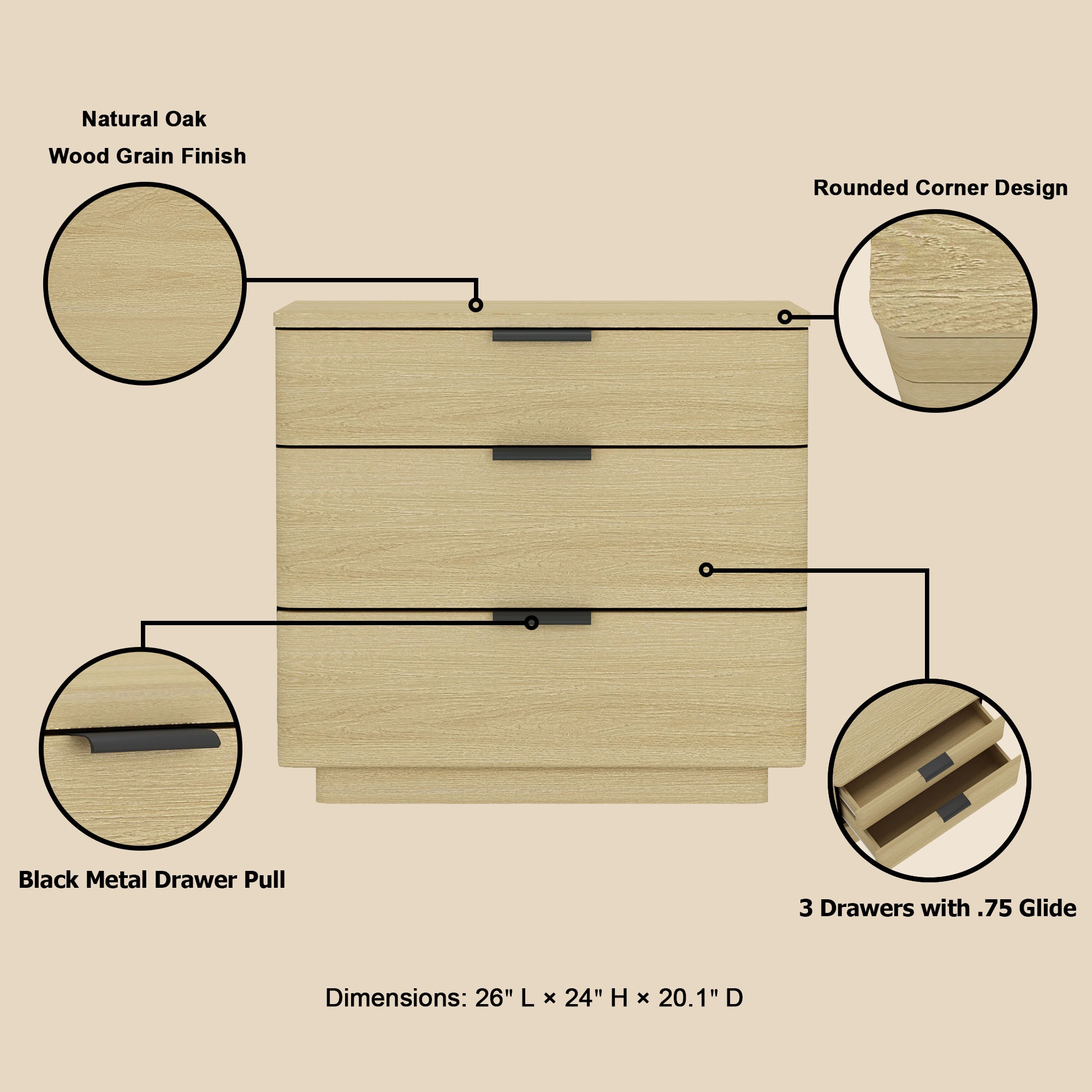 LOVMOR SF-X-B365P398196 nightstands - View #3