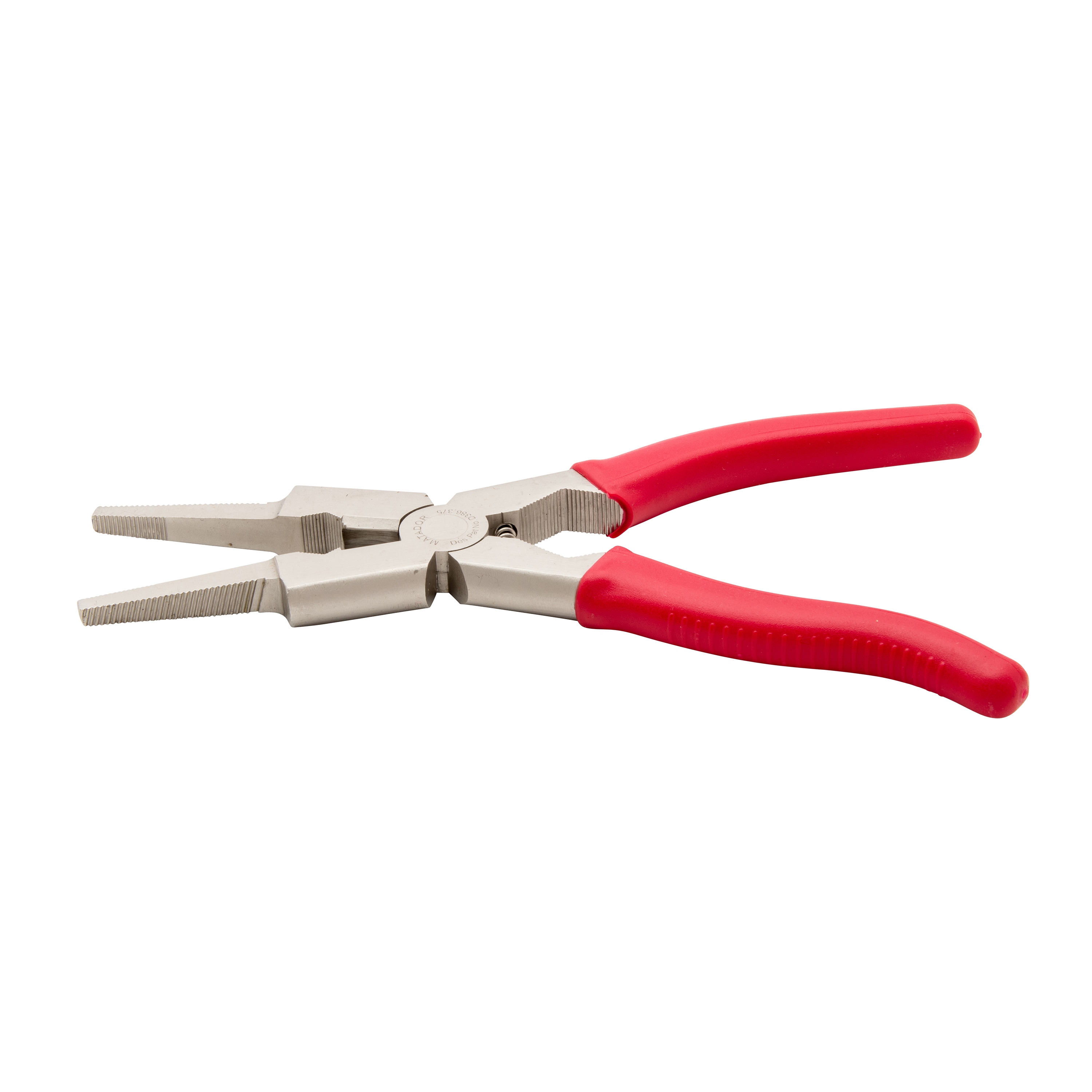 Stainless Steel Tie Hook Pliers Flat Nose Pliers Fishing Pliers Elbow  Pliers Spring Pliers Red Handle Pliers New Gadgets (Red, One Size)