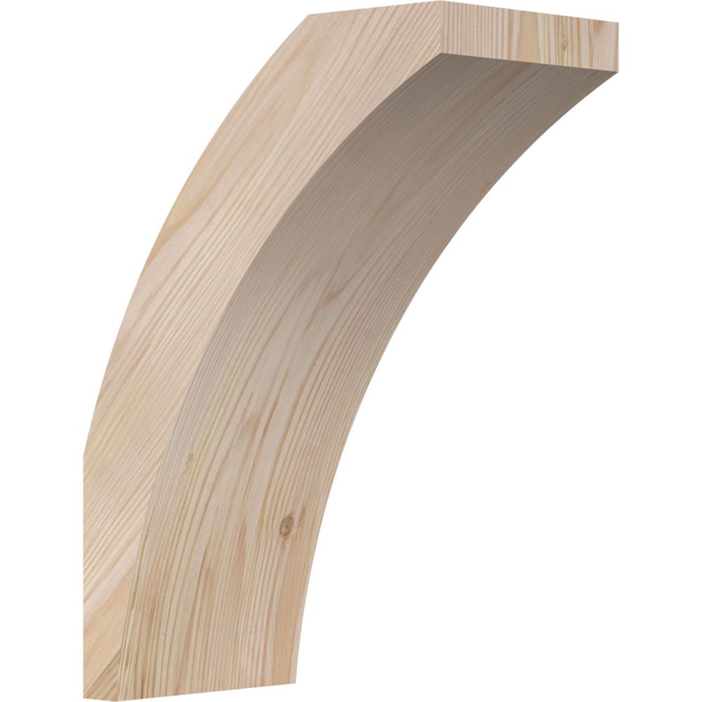 Ekena Millwork BRC06X10X14THR00SDF 5-1/2-in x 10-in x 14-in Douglas Fir Unfinished Wood Thorton Smooth Knee Brace