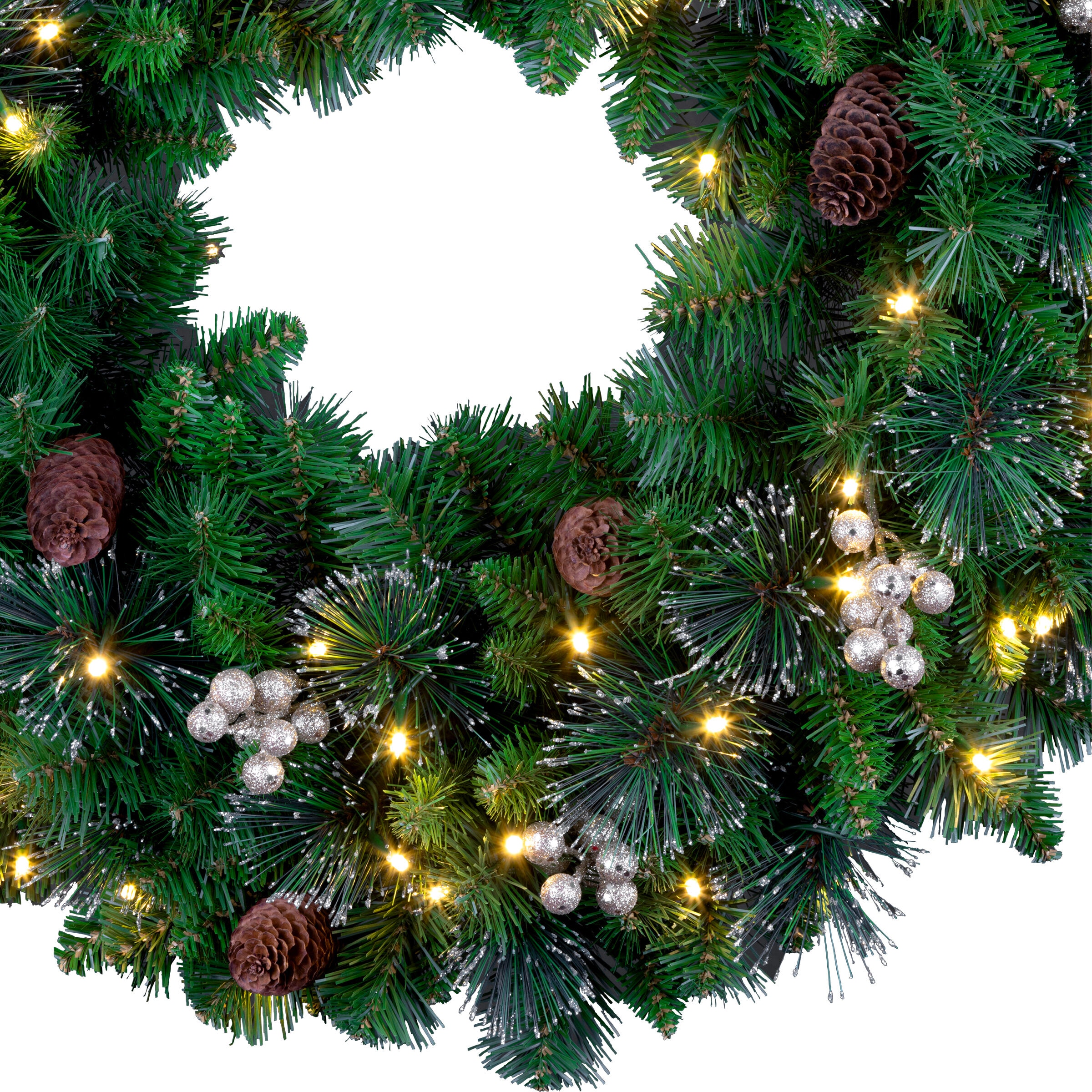 National Tree Company CWG7-306-24W-B1 Artificial-Christmas-Wreaths - View #3