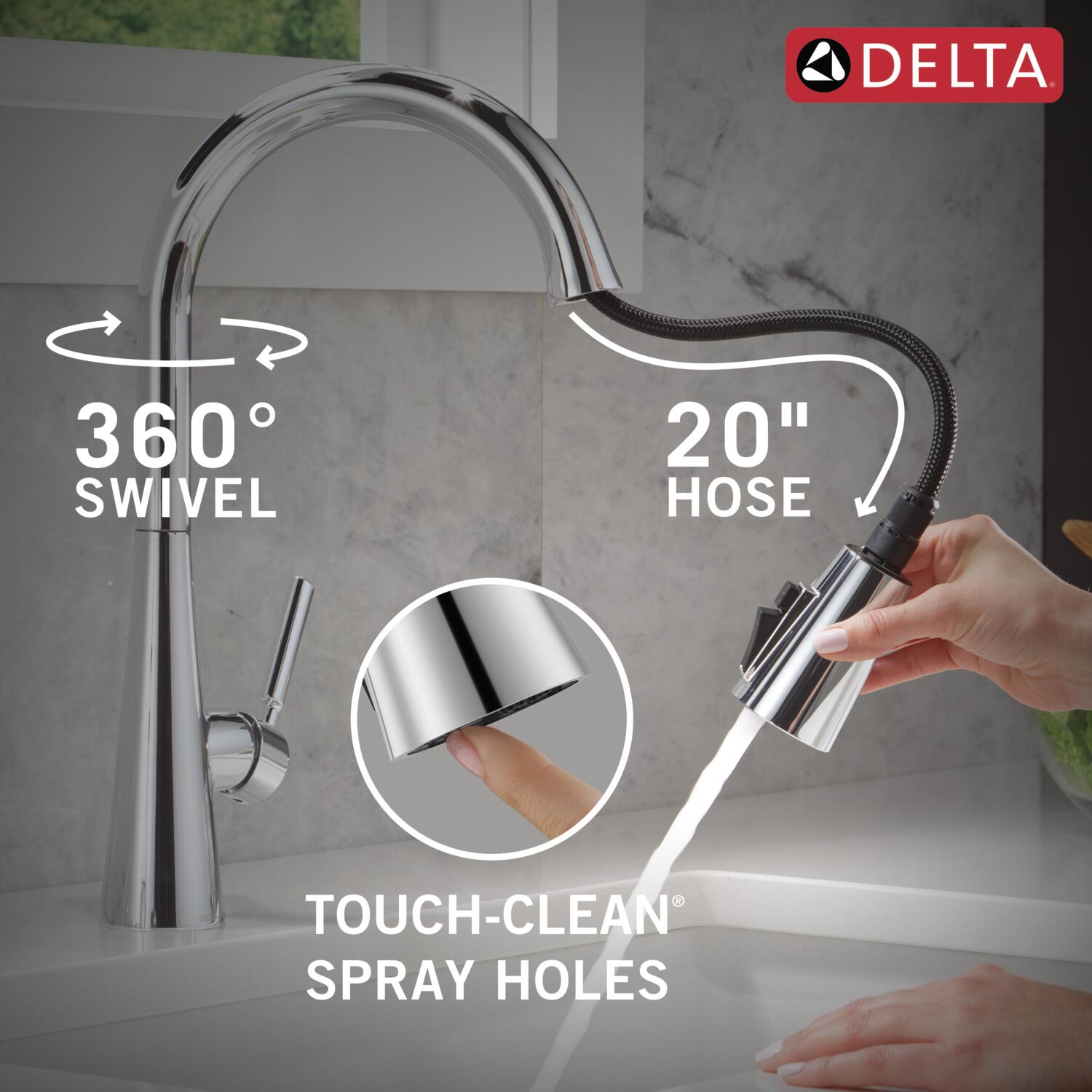 Delta 19846Z-DST Kitchen-Faucets - View #9