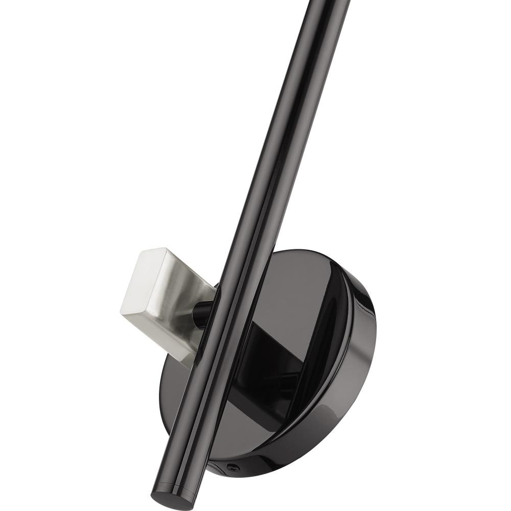 Denmark Black Chrome Slim 1-Light ADA Sconce