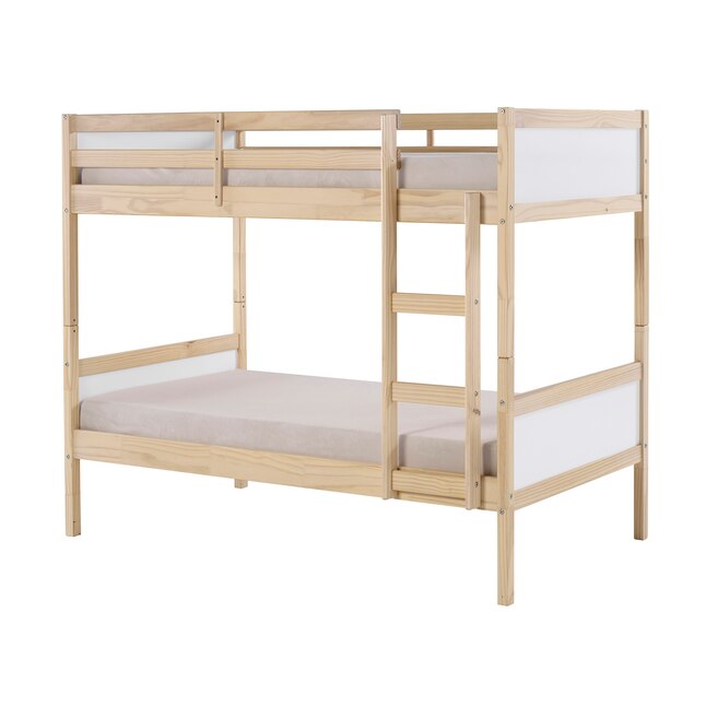 Natural Twin Over Bunk Bed, Savannah Storage Loft Bed With Desk Assembly Instructions