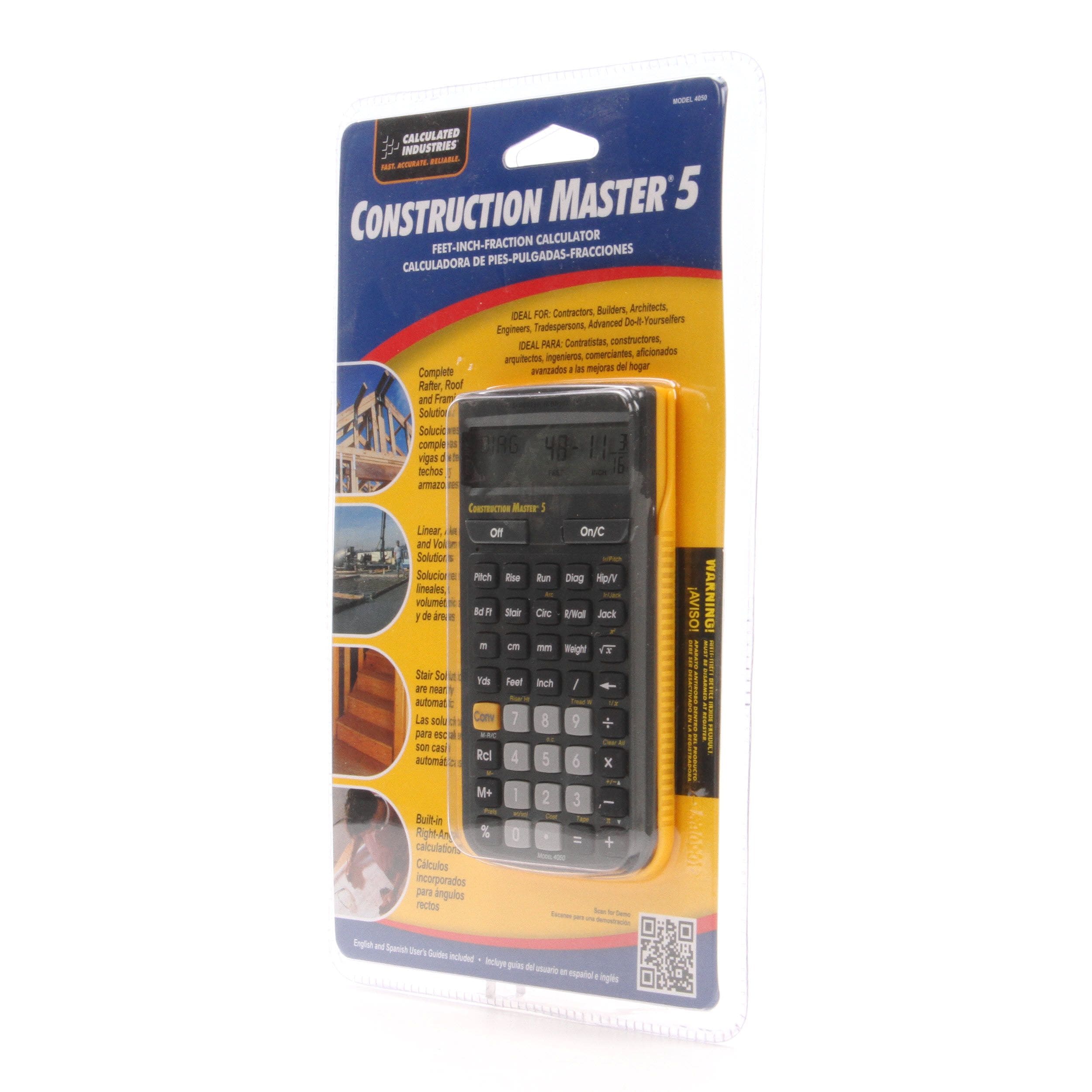 construction master 5 calculator videos