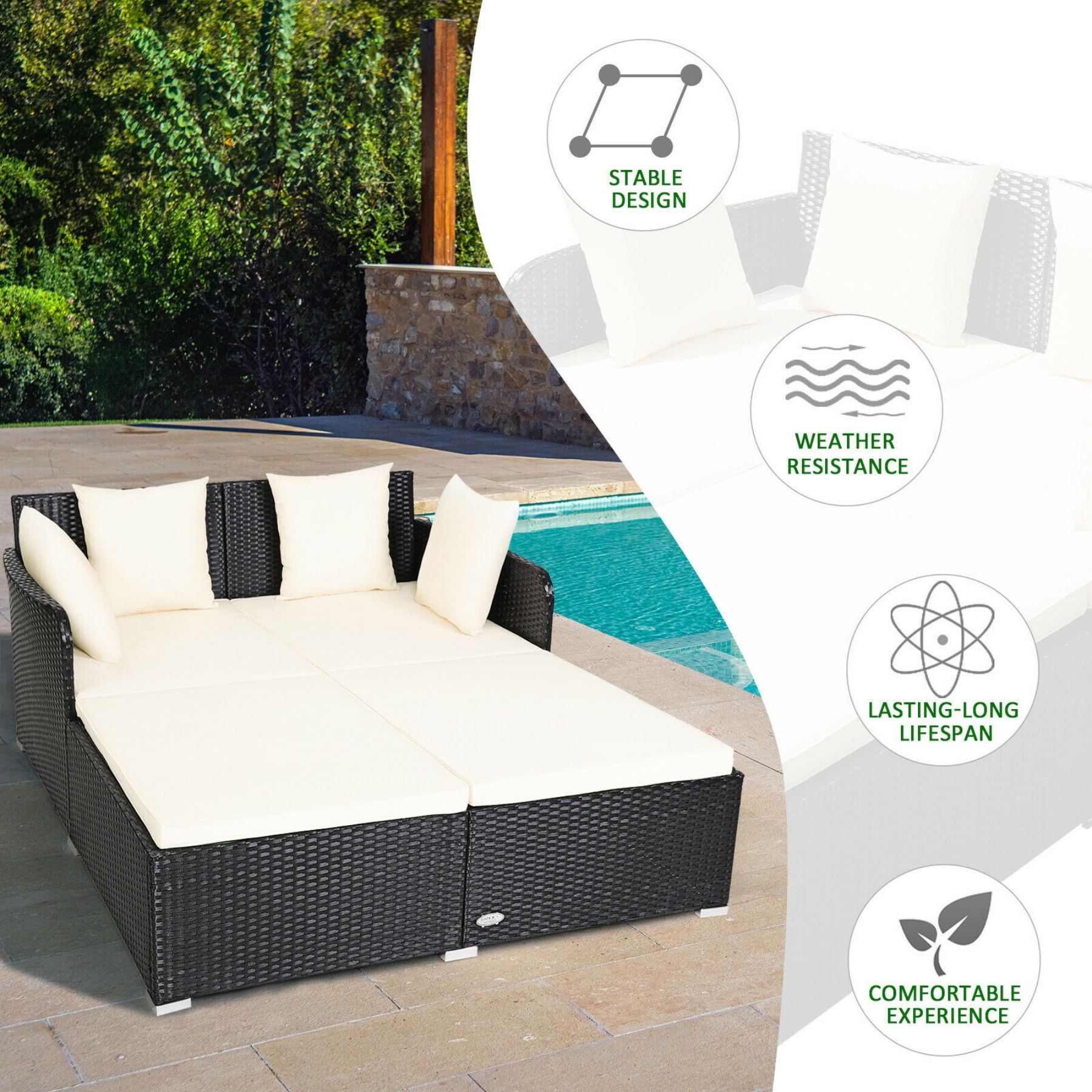 Poinic CWQ67329WH Patio-Sofas-Daybeds - View #4