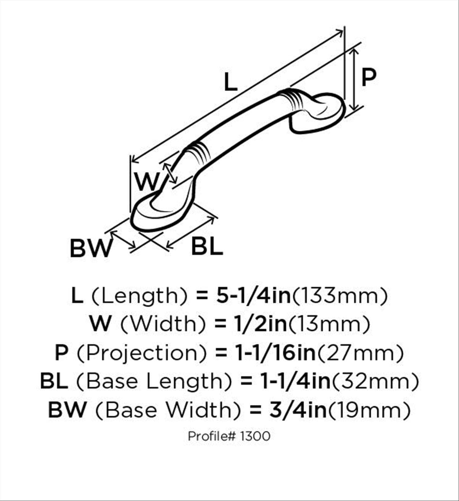 Amerock BP1300ORB Cabinet-Pulls - View #6