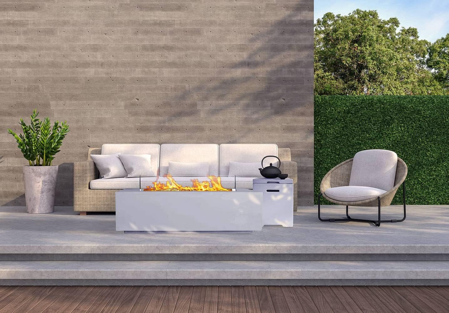 Bluegrass Living DFT42R-CG Outdoor-Woodburning-Firepits - View #6