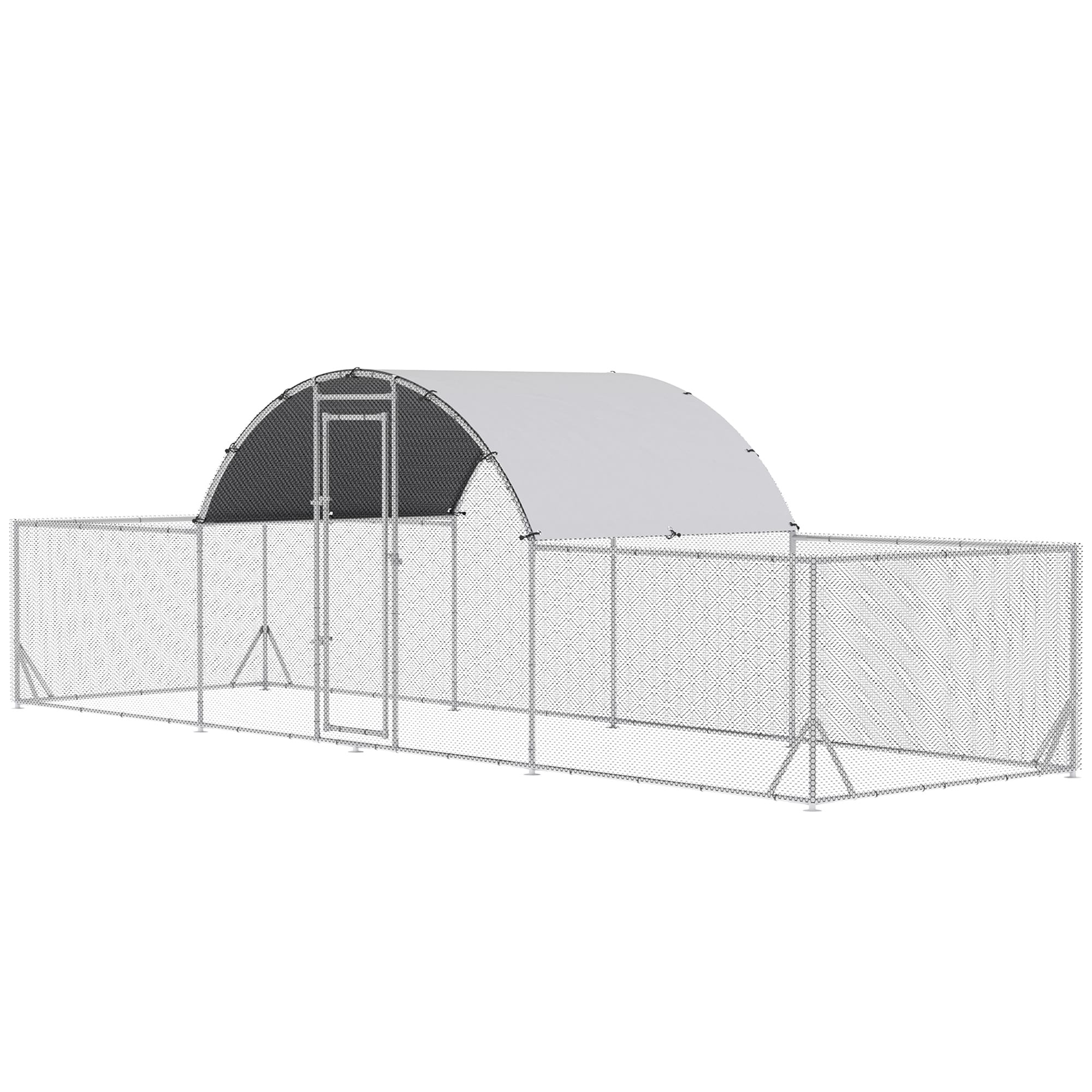 Maocao Hoom JL166341 Silver Metal Chicken coop