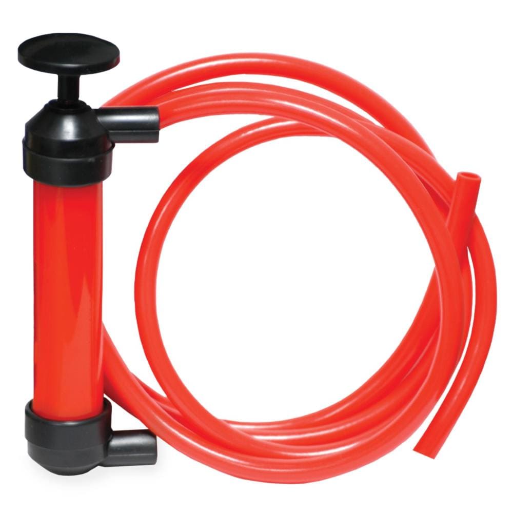 King Innovation Plastic Transfer Pump with 1/2-in Inlet/Outlet, Siphon King  Utility Hand Pump with 50 in. Hose - Compact and Portable