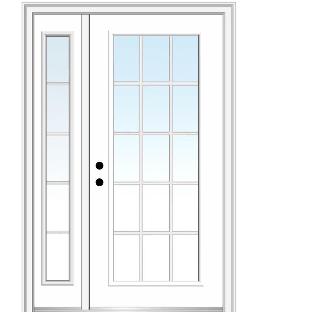 Fiberglass Full Lite Front Doors At Lowes.com