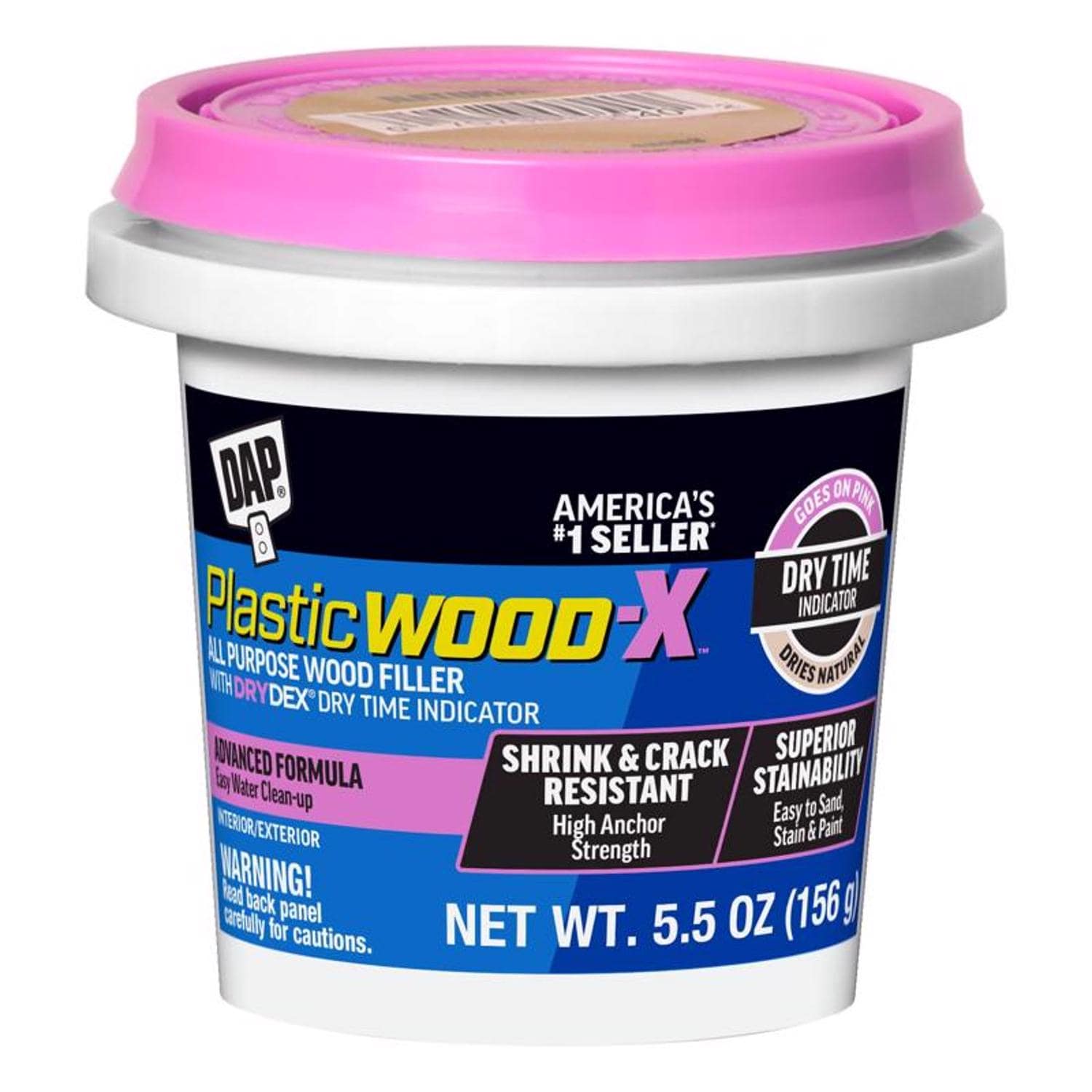 DAP  Plastic Wood-X Natural Wood Filler 5.5 oz