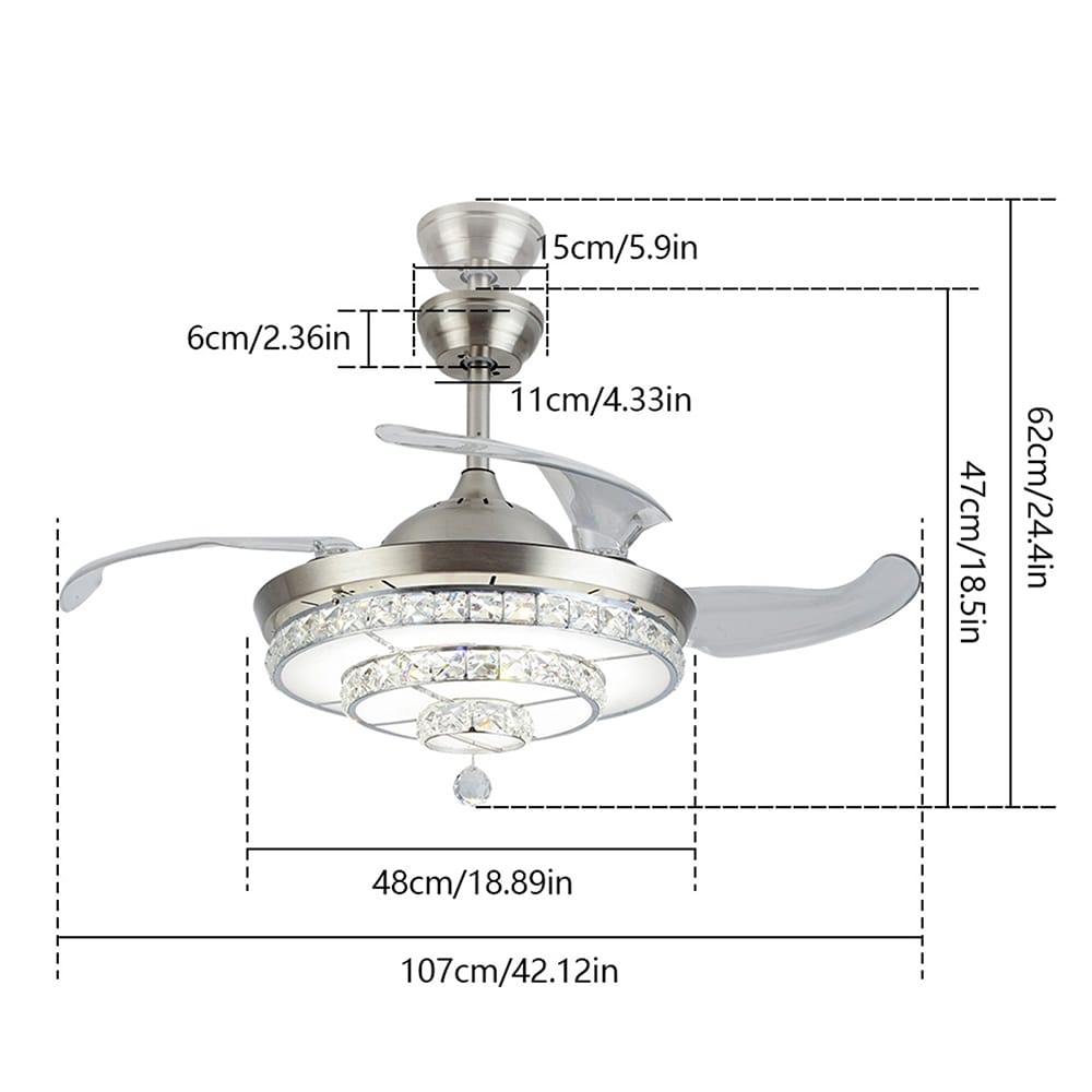 Oukaning HG-HSYXF-1753-1 Ceiling-Fans - View #5