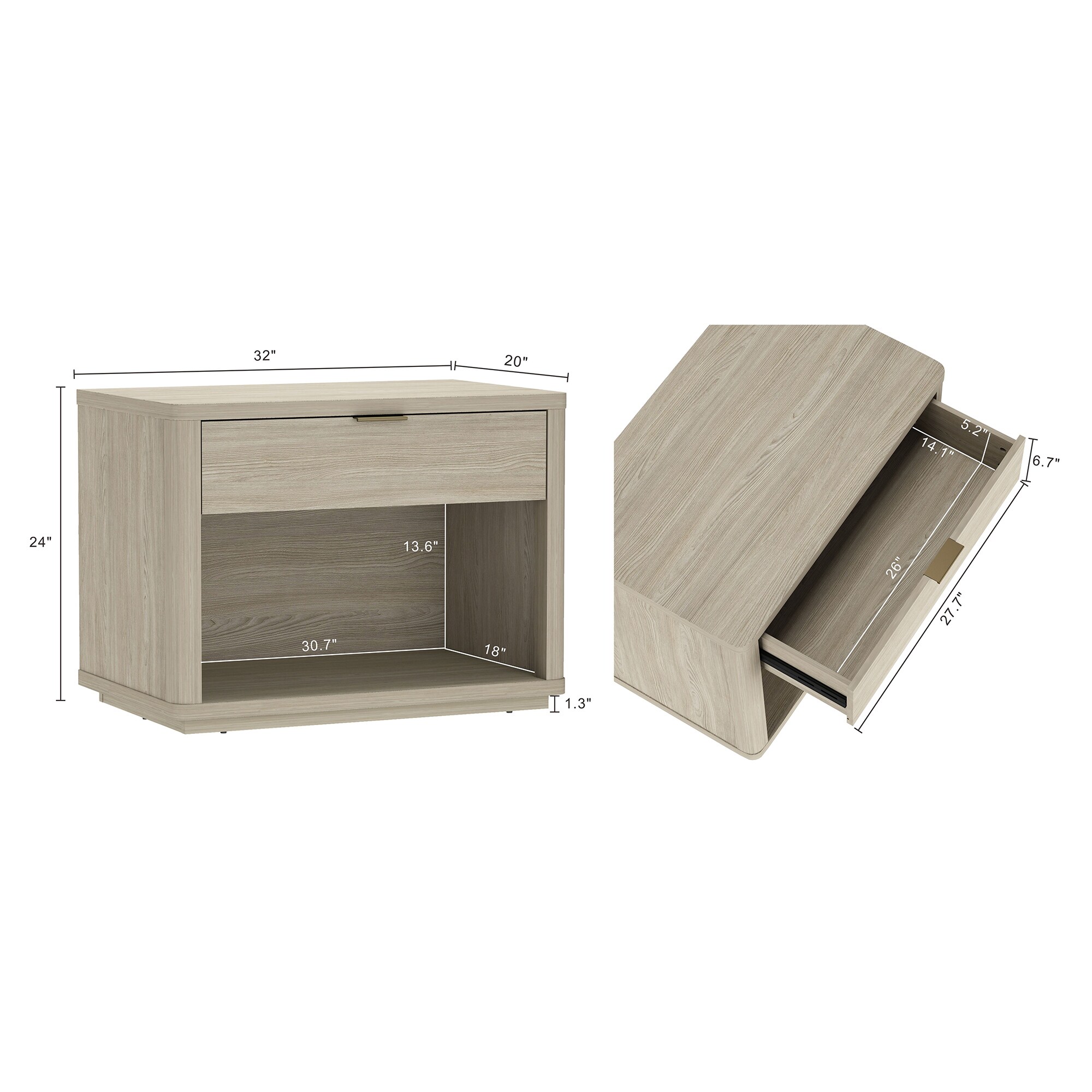 Manhattan Comfort NS012-NA nightstands - View #3