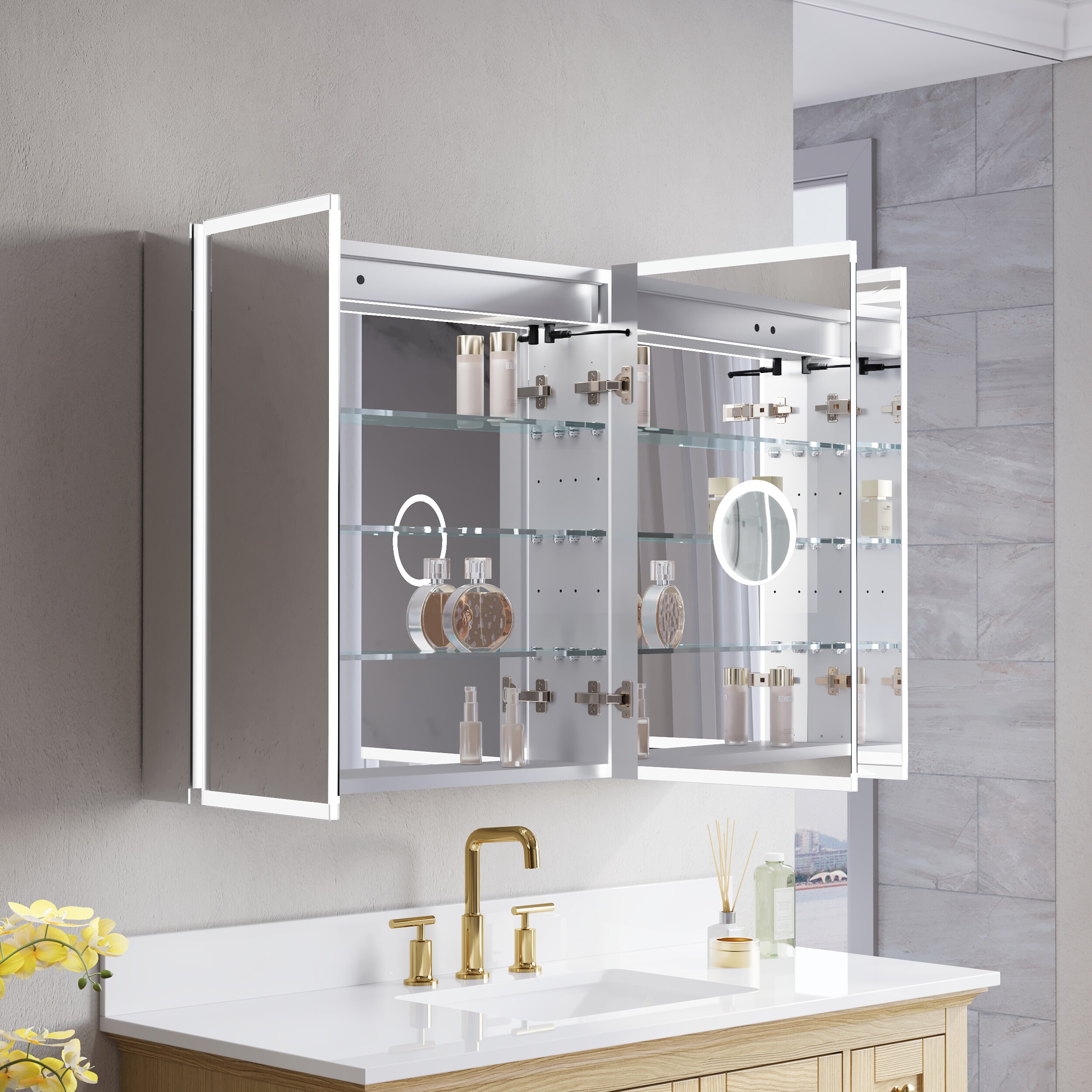 WELLFOR W8MCL4030 Bathroom-Medicine-Cabinets - View #15