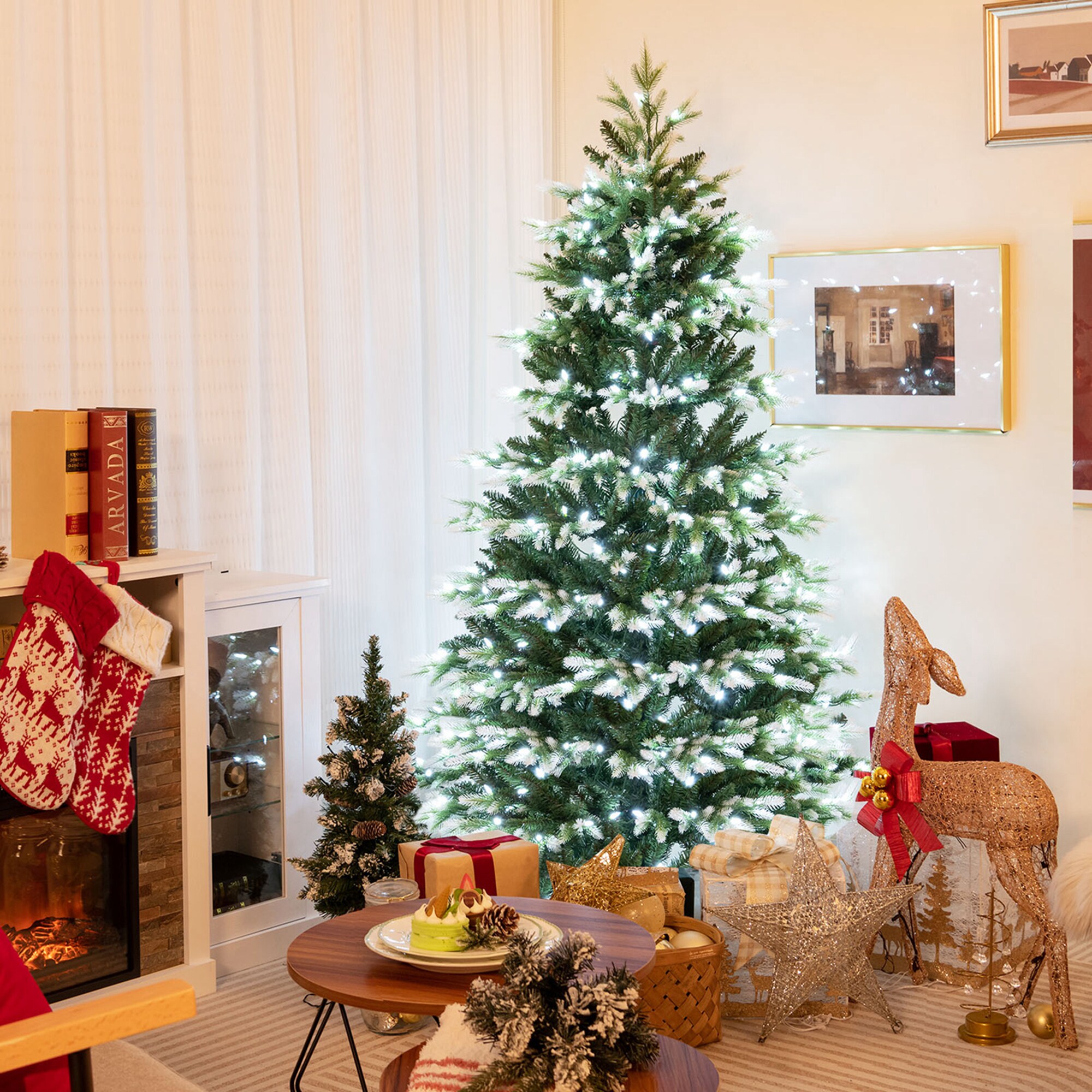 Costway LWS00766 Artificial-Christmas-Trees - View #9