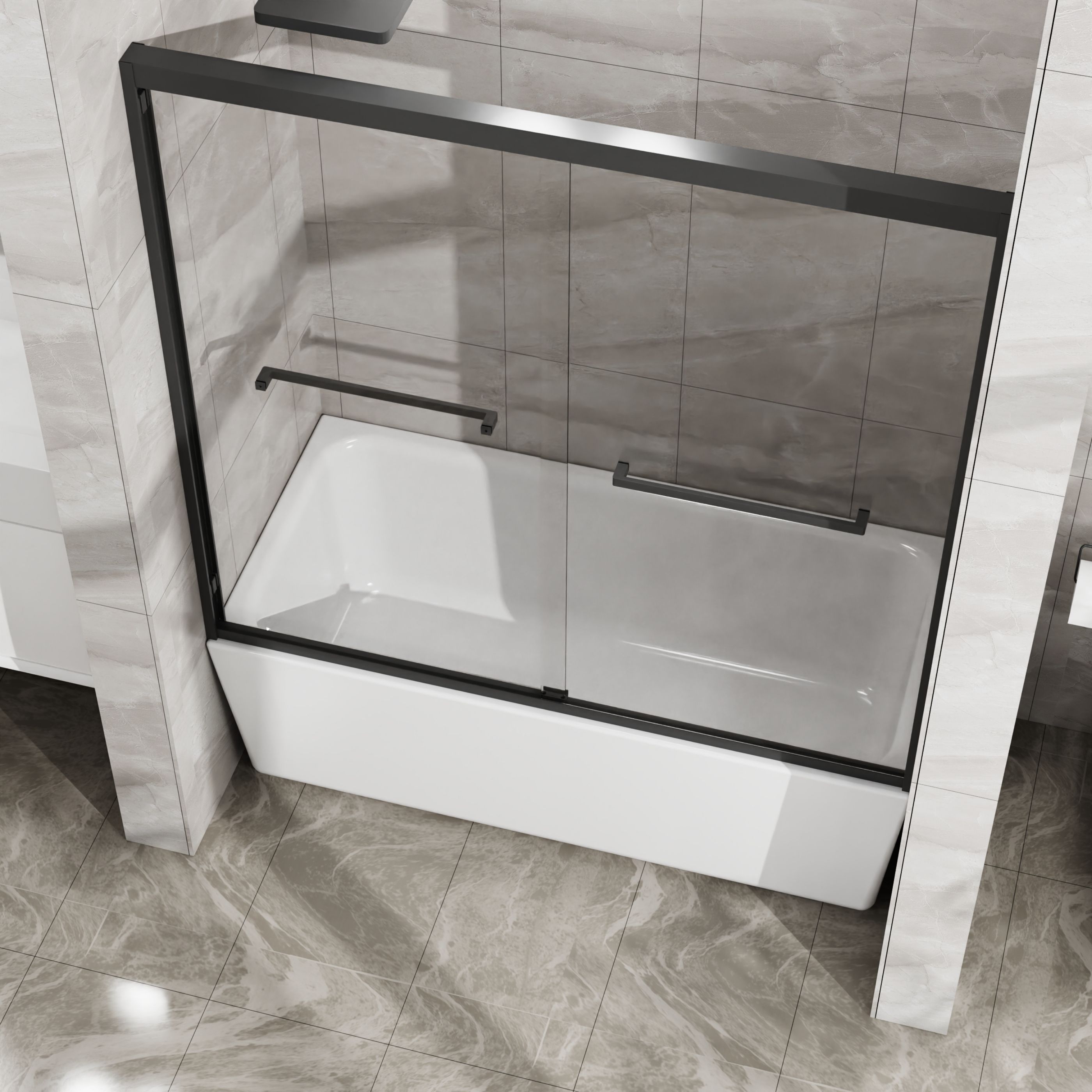 WELLFOR QPZ-TL09W Shower-Doors - View #2