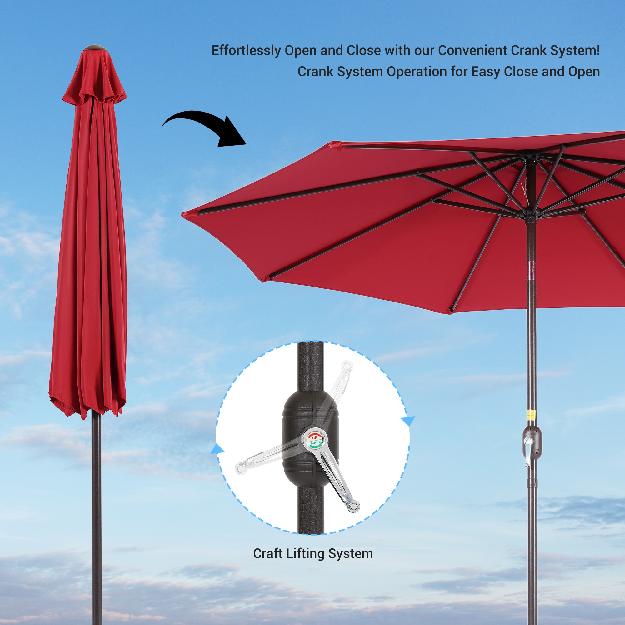 ACEGOSES LW-69RD Umbrellas-2 - View #4