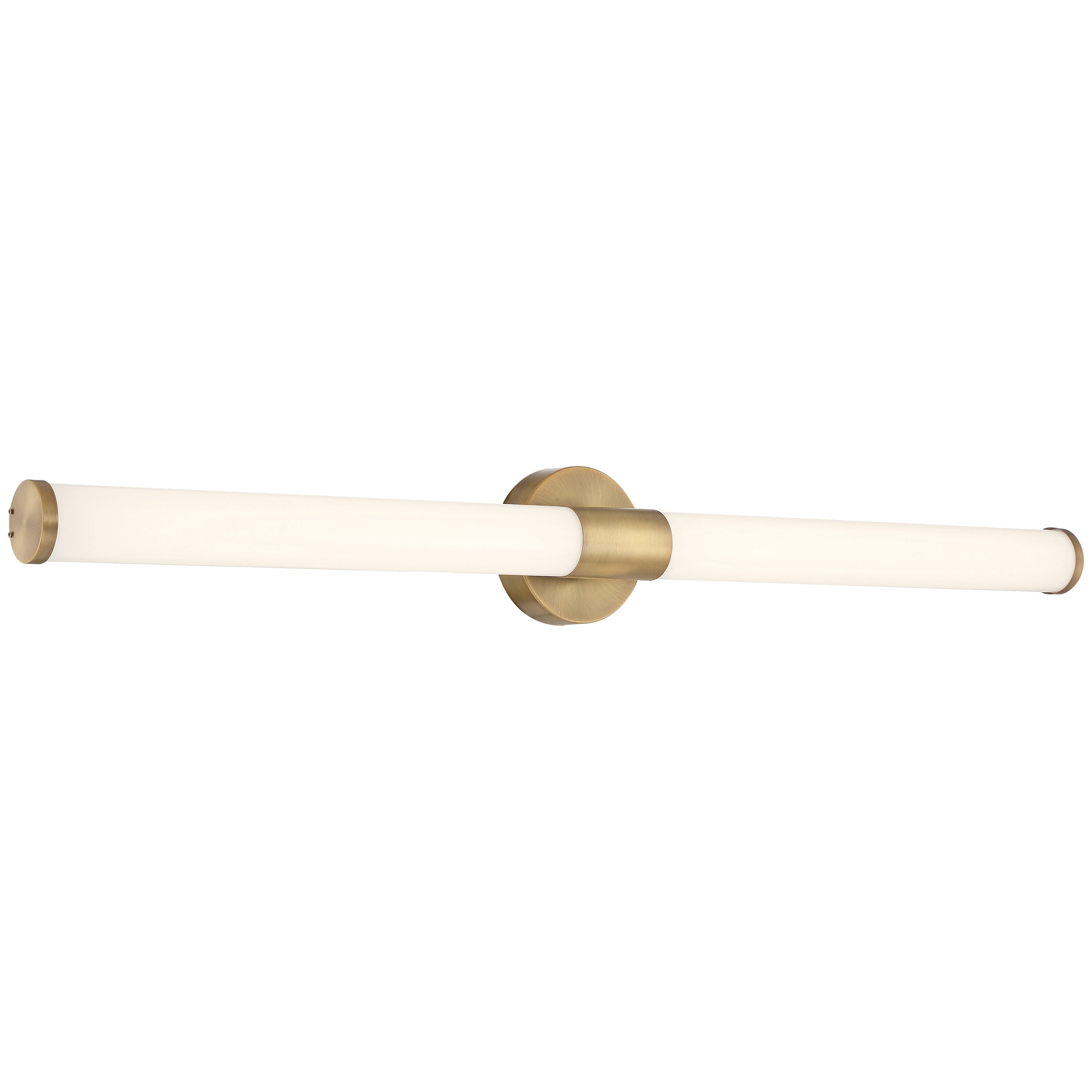 Access Lighting 62537LEDDCS-ABB/ACR Retreat 36-in 1 -Light Antique Gold Integrated LED Transitional Vanity light