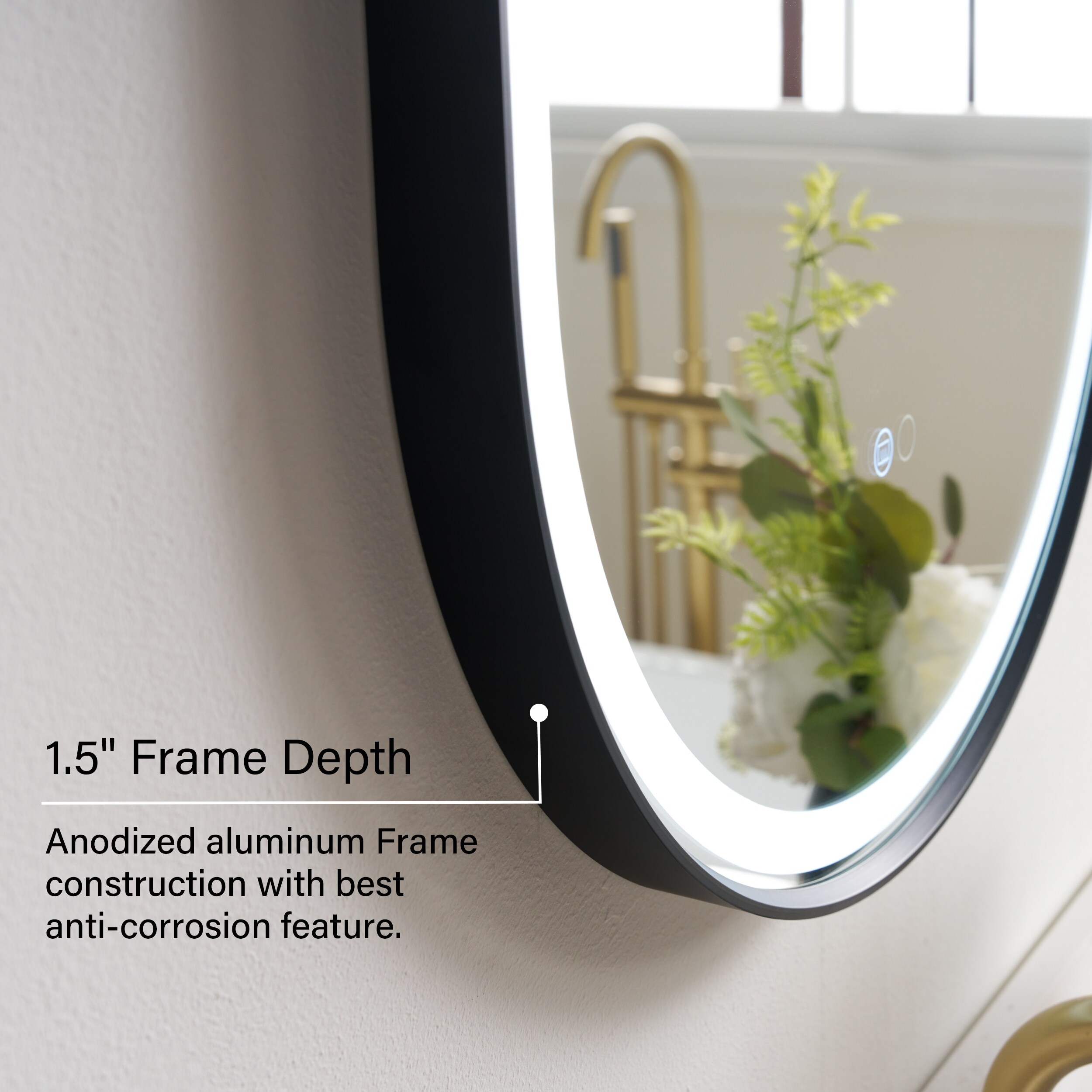 WELLFOR W9EP2036MB Framed-Bath-Mirrors - View #8