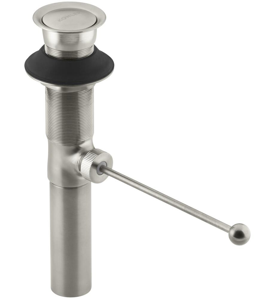 KOHLER 7114-BN Vibrant Brushed Nickel Bathroom Sink Pop Up Drain