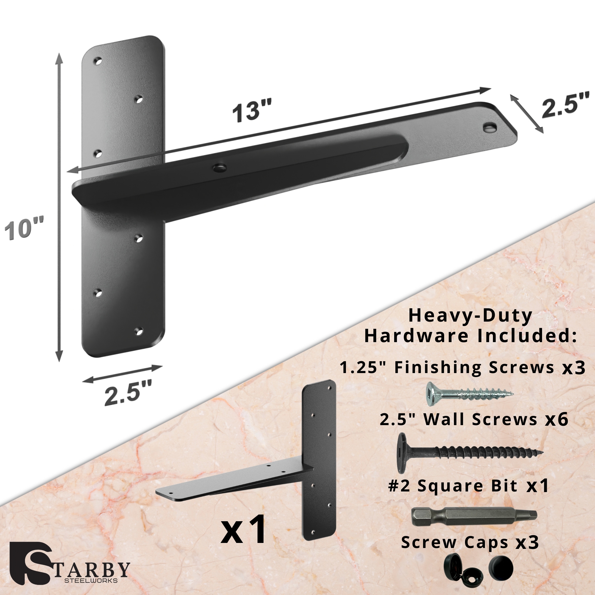 STARBY SB-GFLOAT-13 Shelving-Hardware - View #2