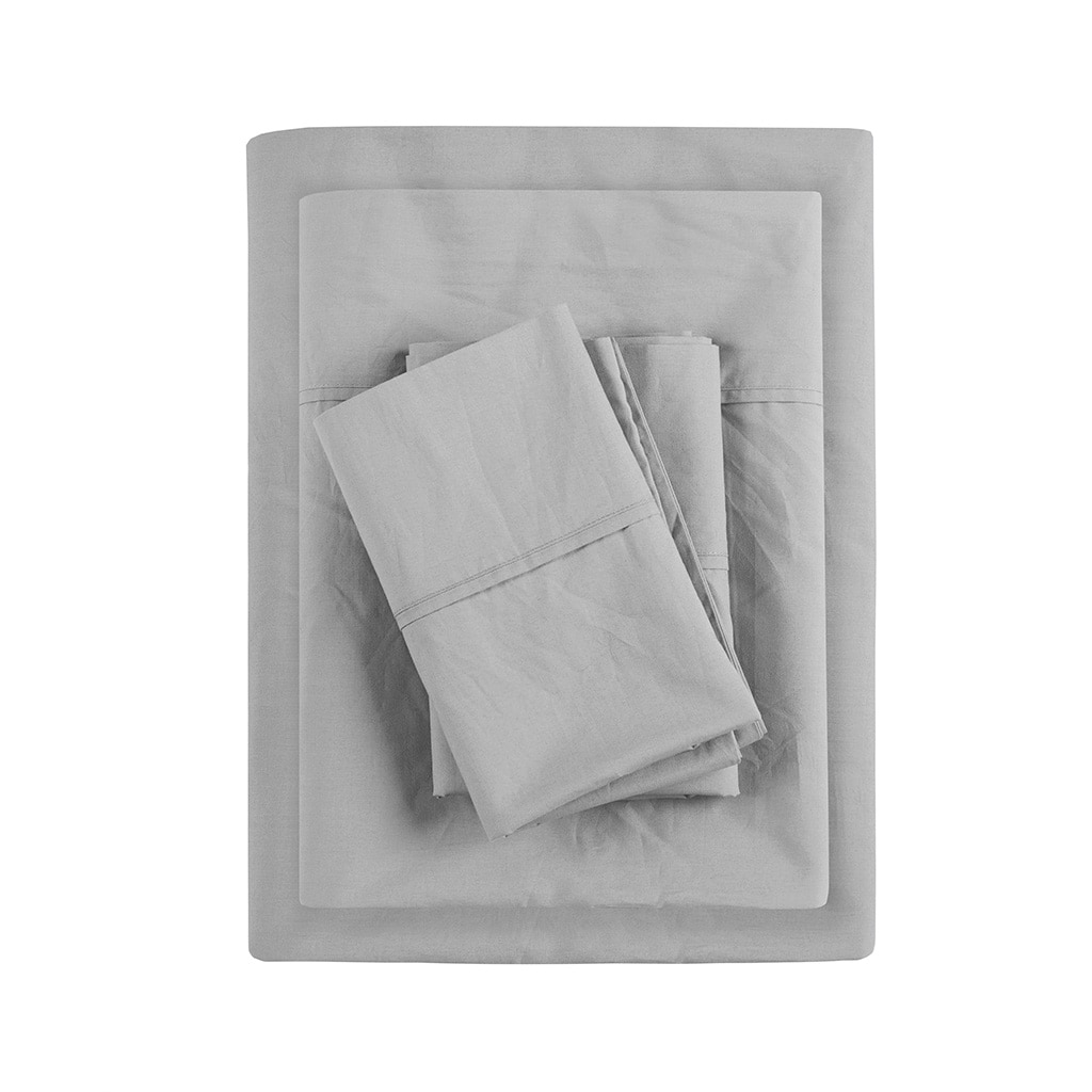 Gracie Mills GRACE-7835-02PM Clementine 200 Thread Count Year-Round Cotton Percale Sheet Set