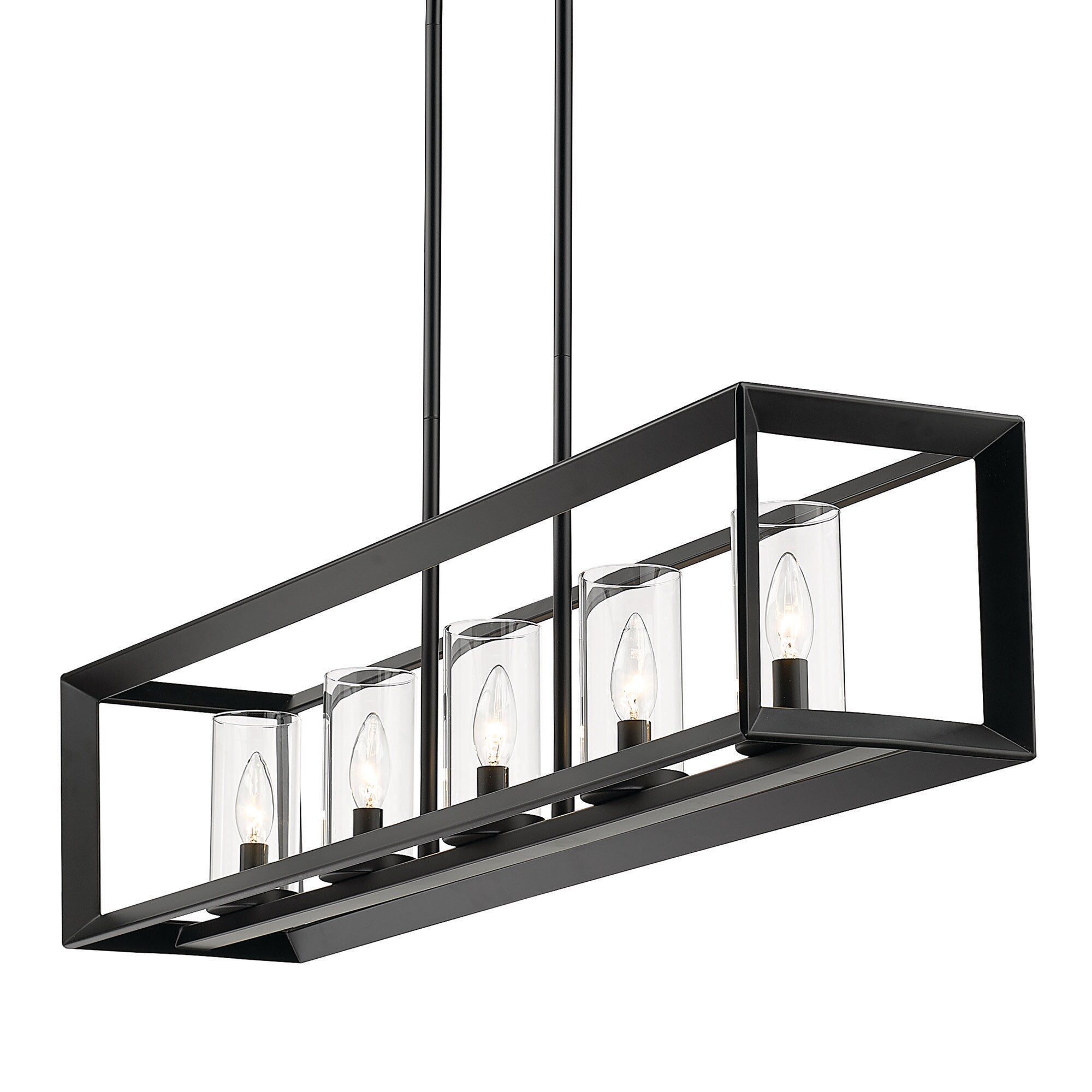 Golden Lighting 2073-LP BLK-CLR Pendant-Lights - View #4
