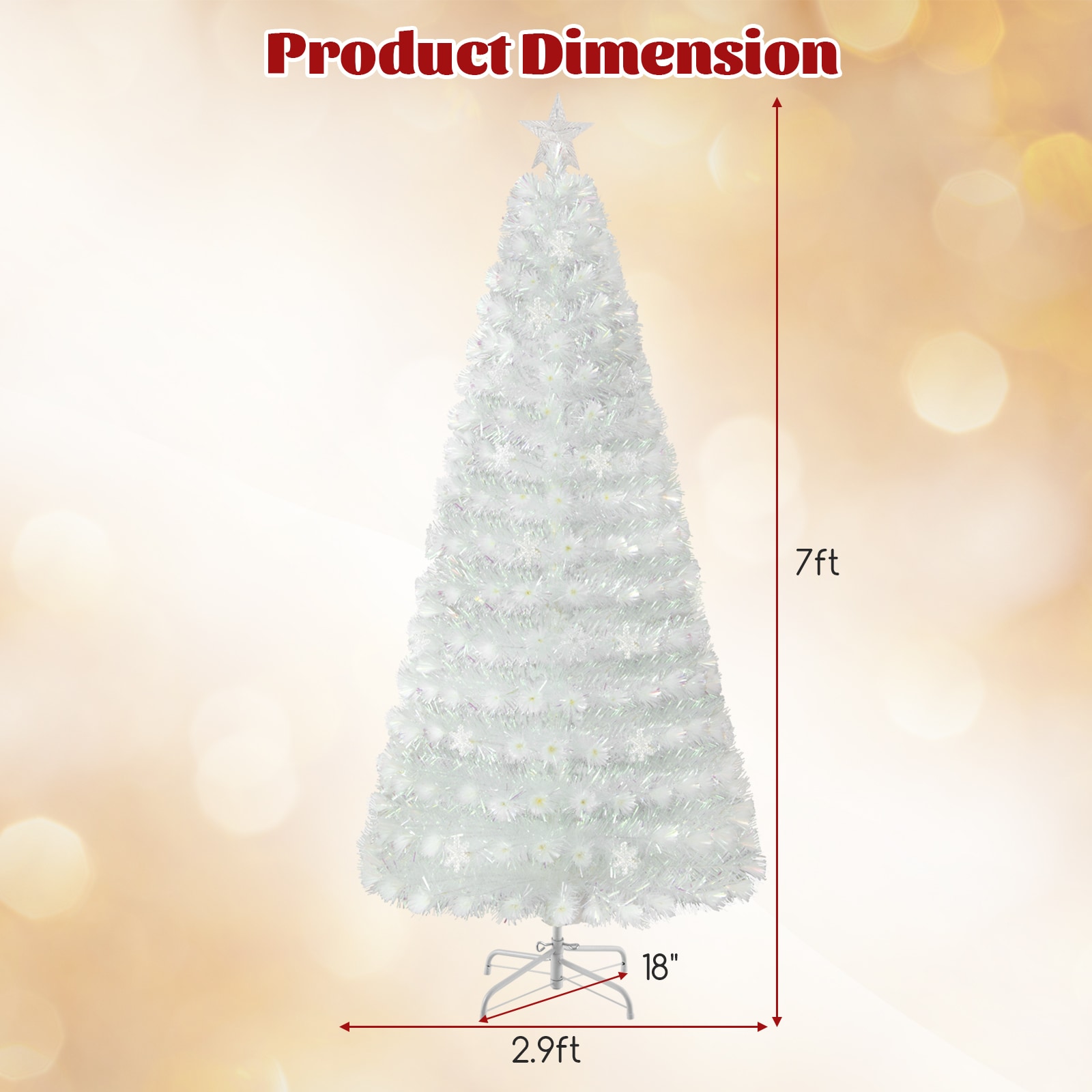 WELLFOR CM-HGY-23545US Artificial-Christmas-Trees - View #10