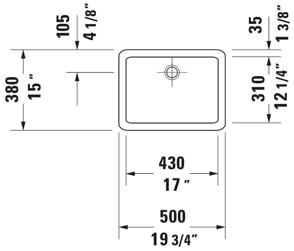 Duravit 0455500000 Bath-Sink - View #7
