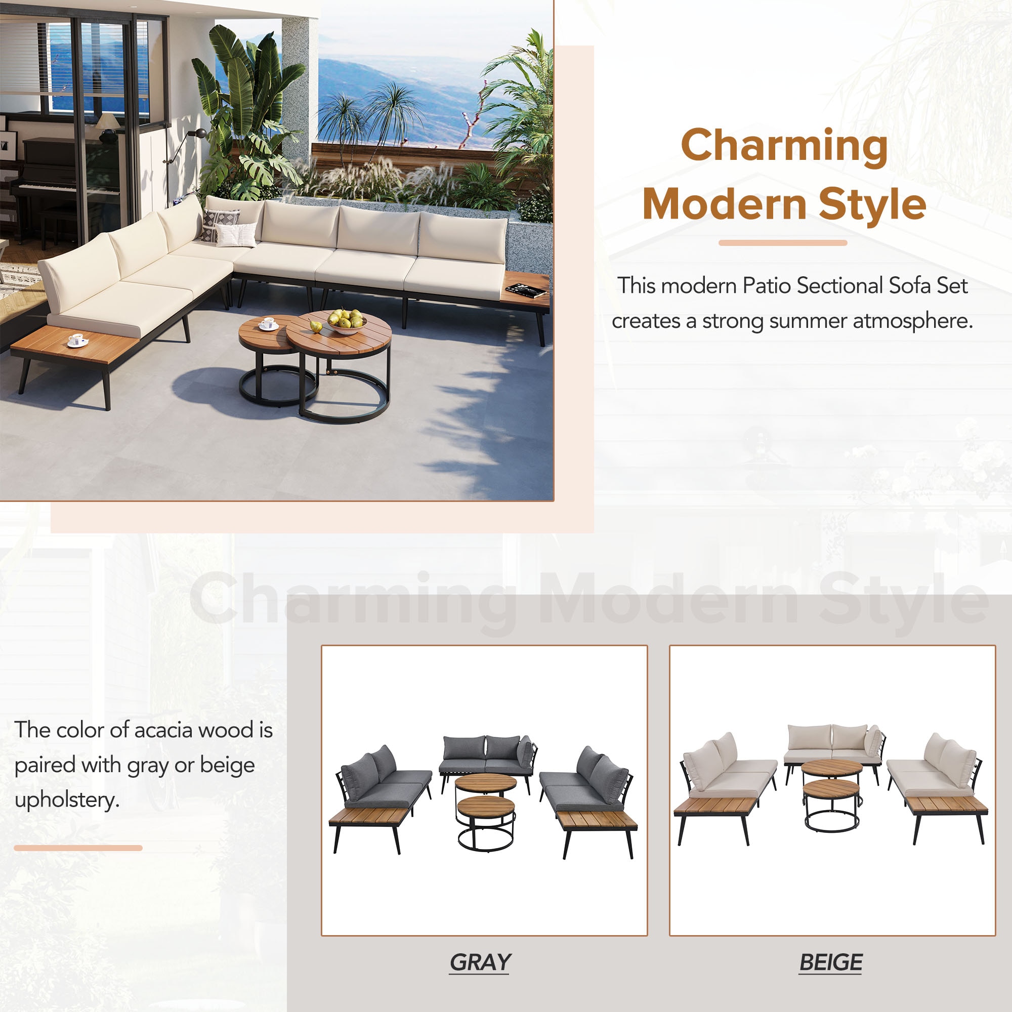 Oizaye ZWG26-01AAA Patio-Conversation-Sets - View #7