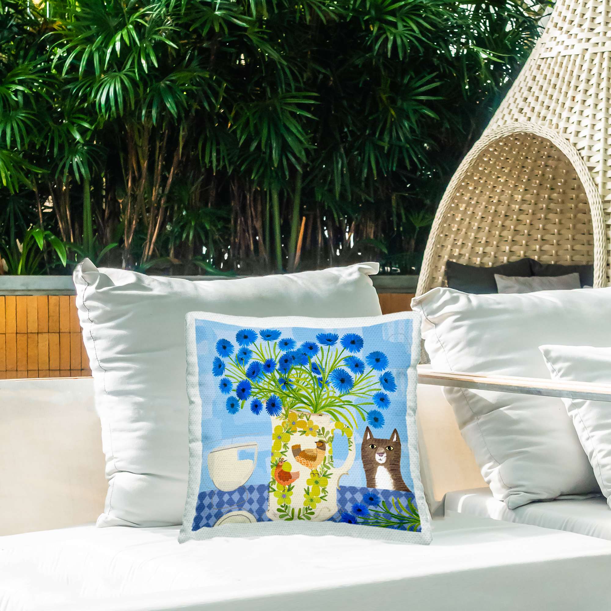 Stupell Industries PLO-926-OSQ-18X18 Outdoor-Accent-Pillows - View #3