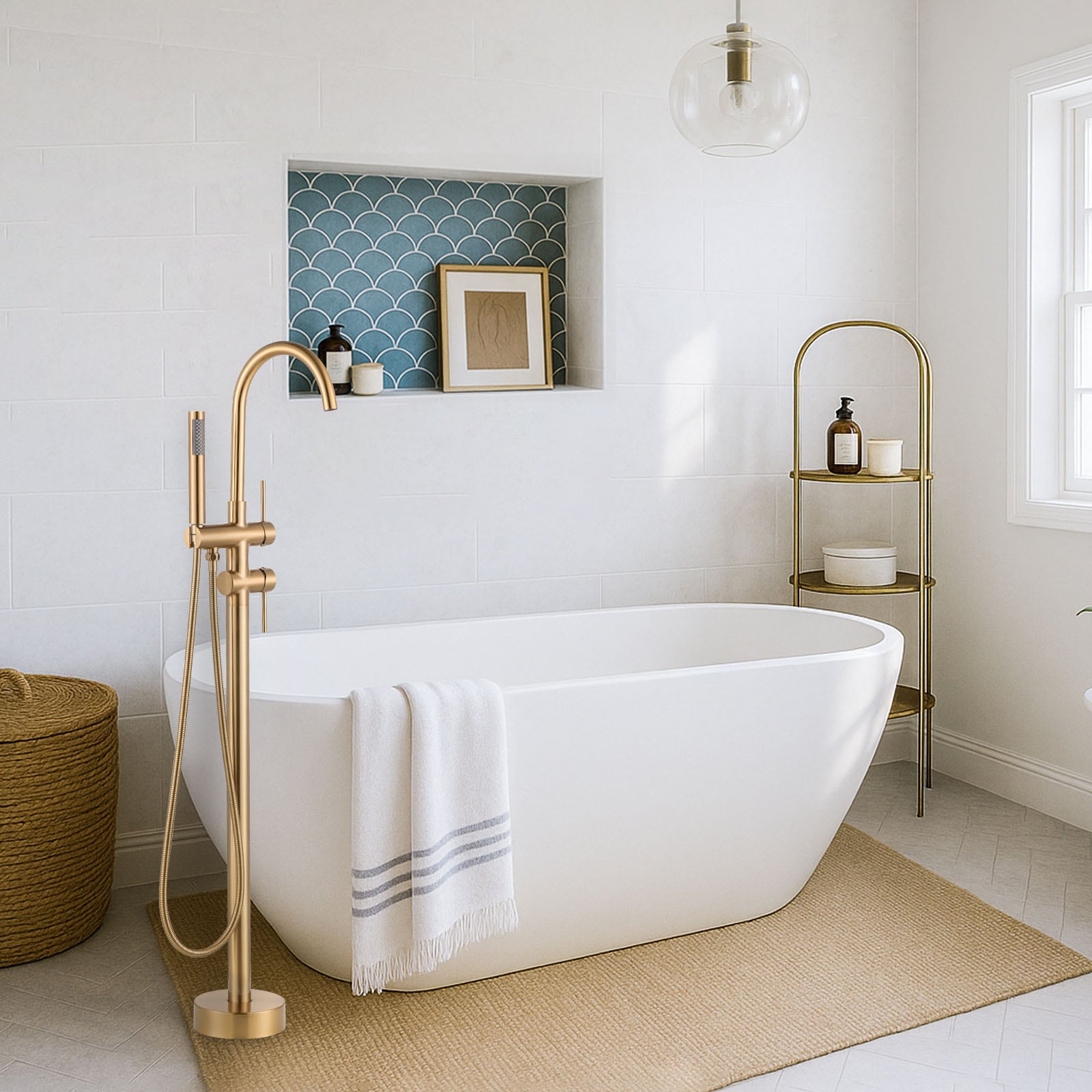 WOWOW 3081000G-LW Roman-Tub-Faucets - View #3