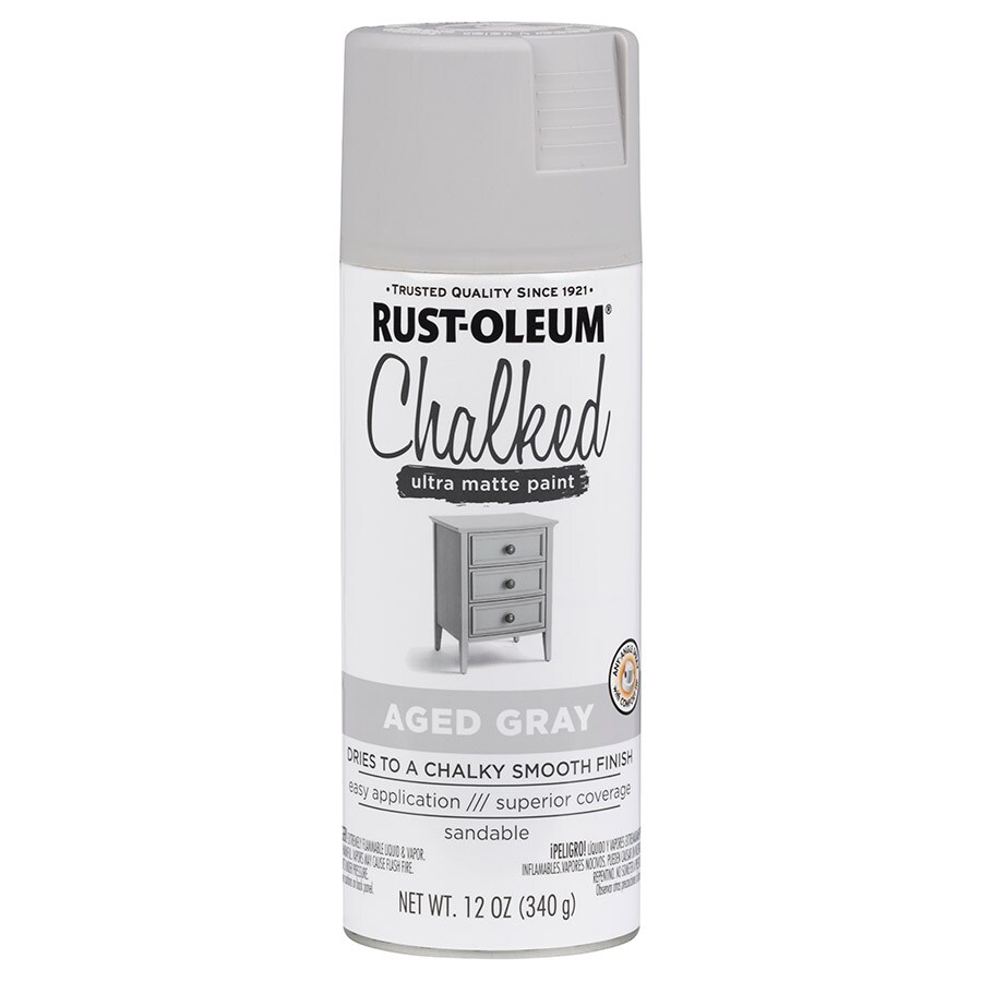 Reviews for Rust-Oleum 30 oz. Aged Gray Ultra Matte Interior Chalked Paint  (2-Pack)