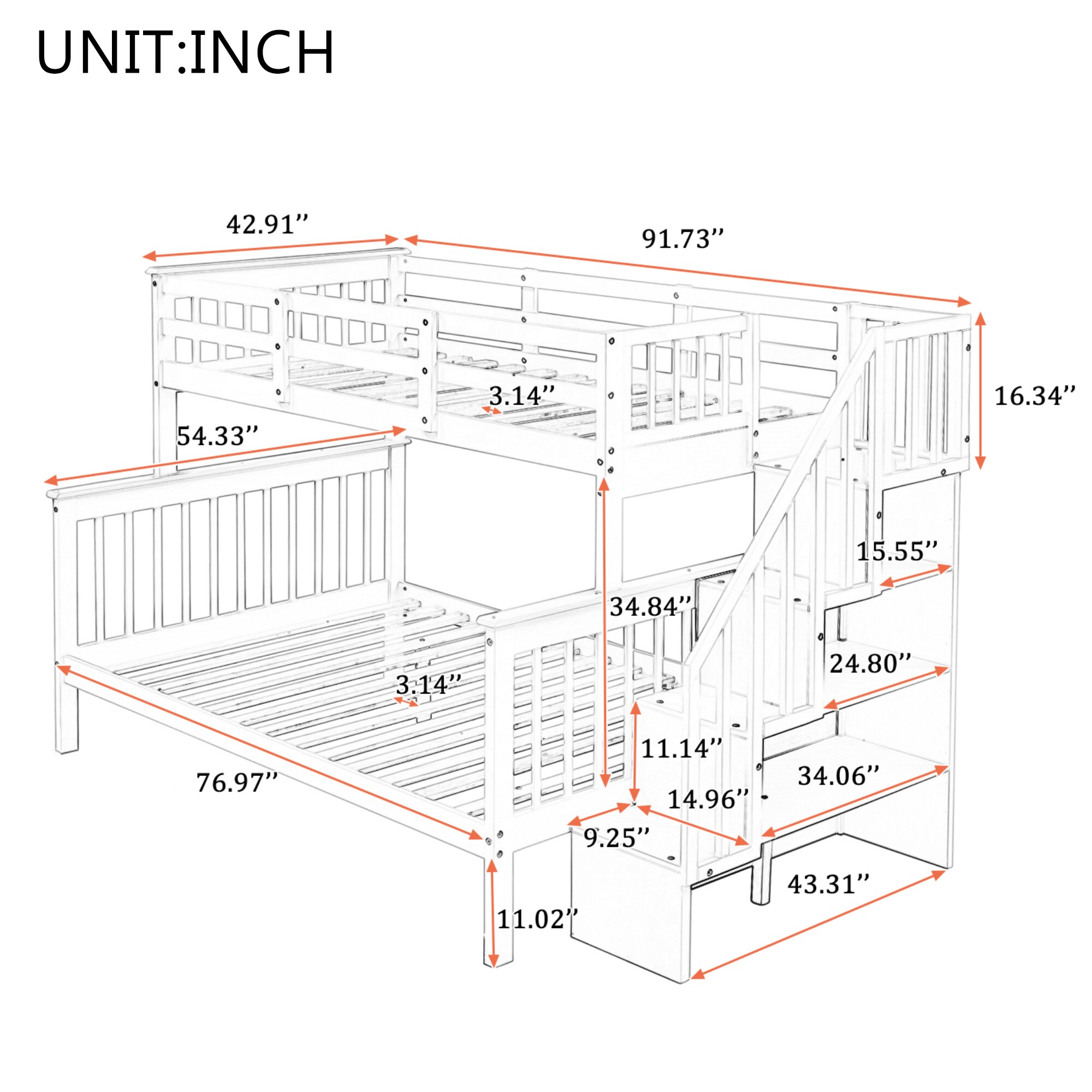 Qualler BLE000019E Bunk-Beds - View #9