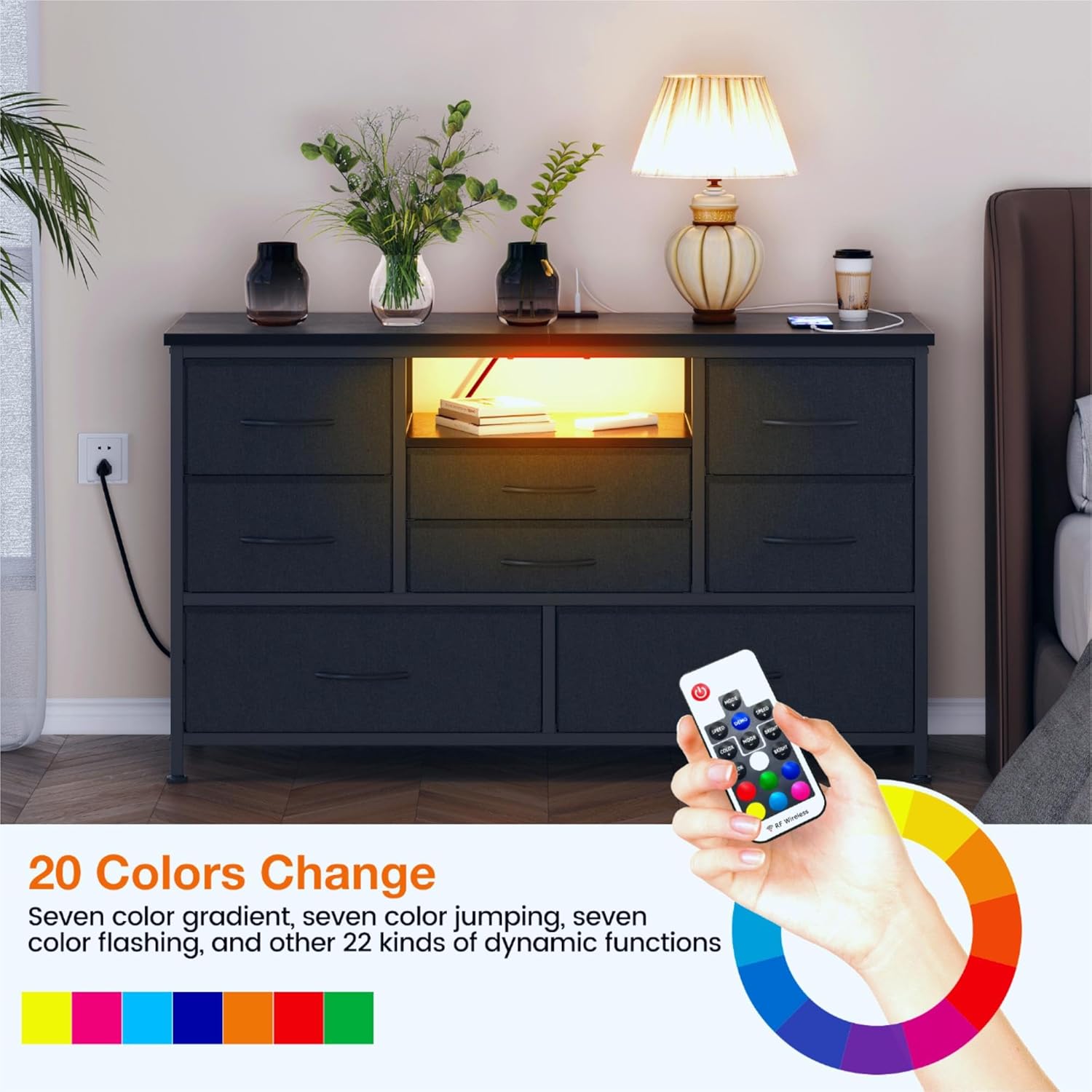 Qeetex LHF-DYQ-PHO-0YKZB0P6 Tv-Stands - View #4