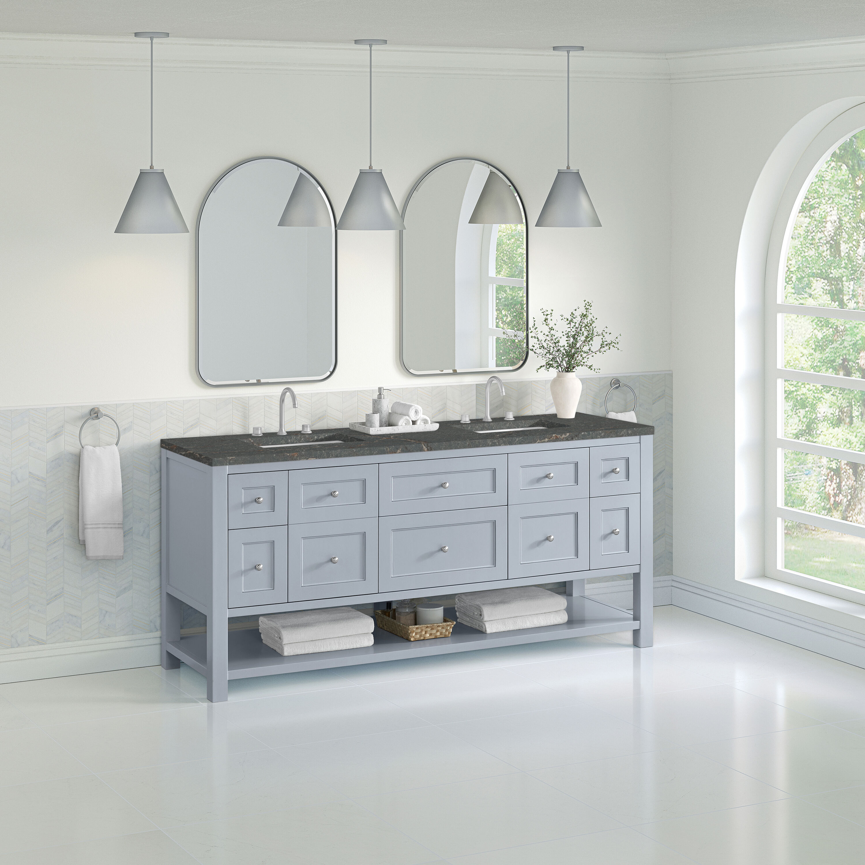 James Martin Vanities 330-V72-SRB-3PBL Bath-Vanity-Combo - View #3