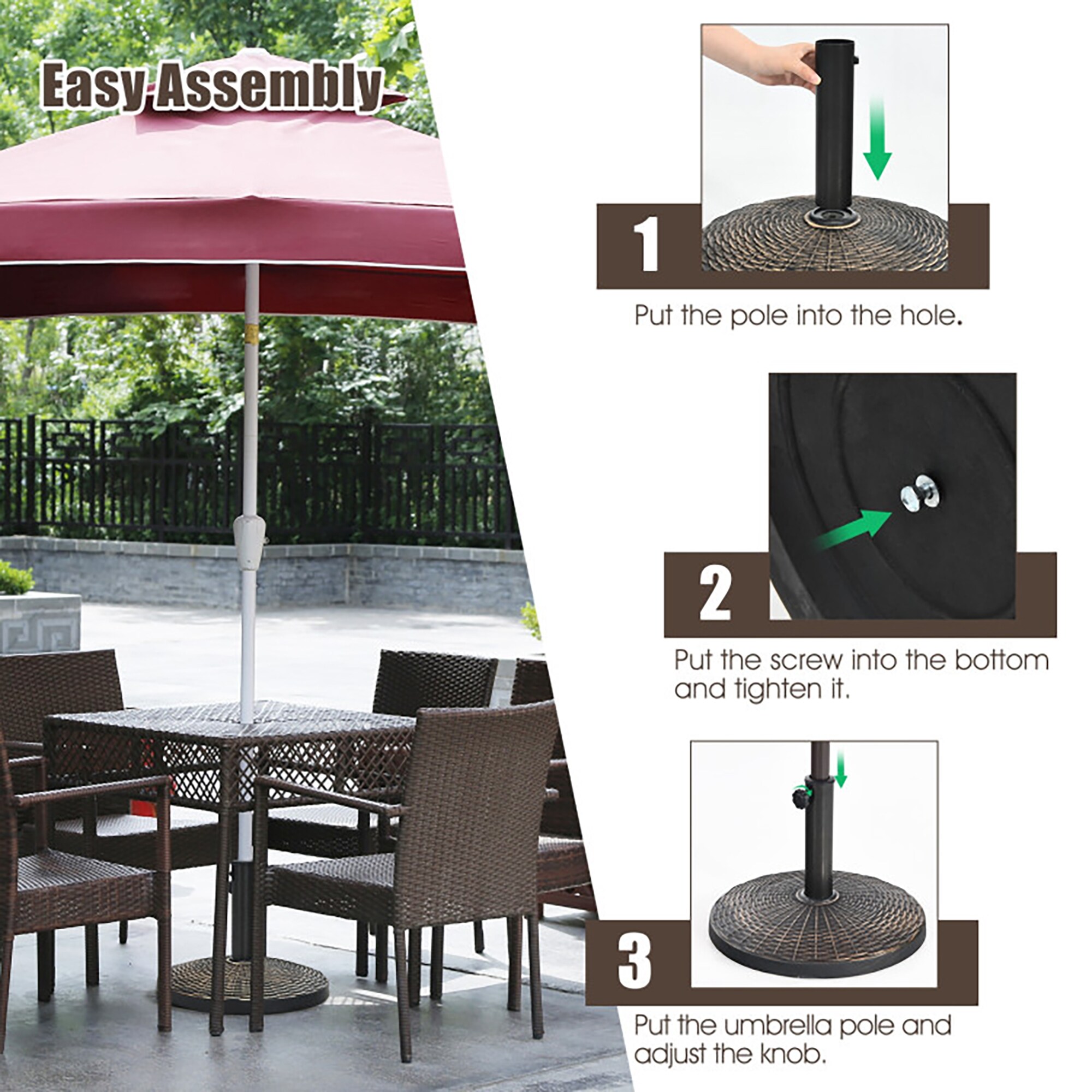 CASAINC EDWF22003 Umbrella-Bases - View #3