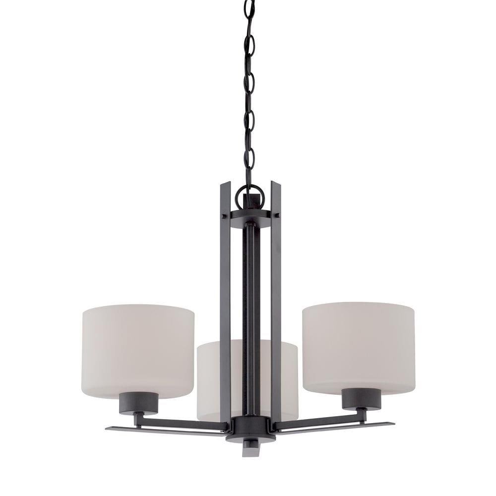  LW-SC532711 1-Light Aged Bronze Transitional Dry Rated Chandelier