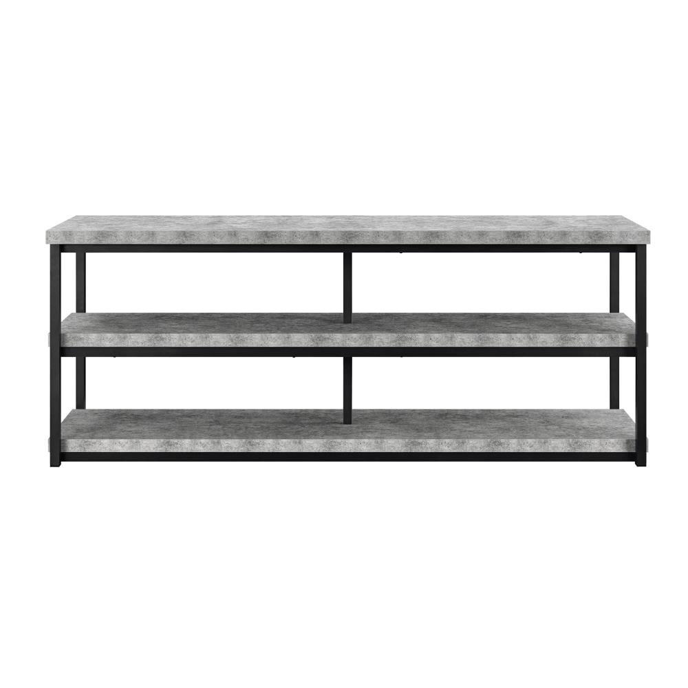 Ameriwood Home Tyce Transitional Light Concrete Tv Cabinet ...