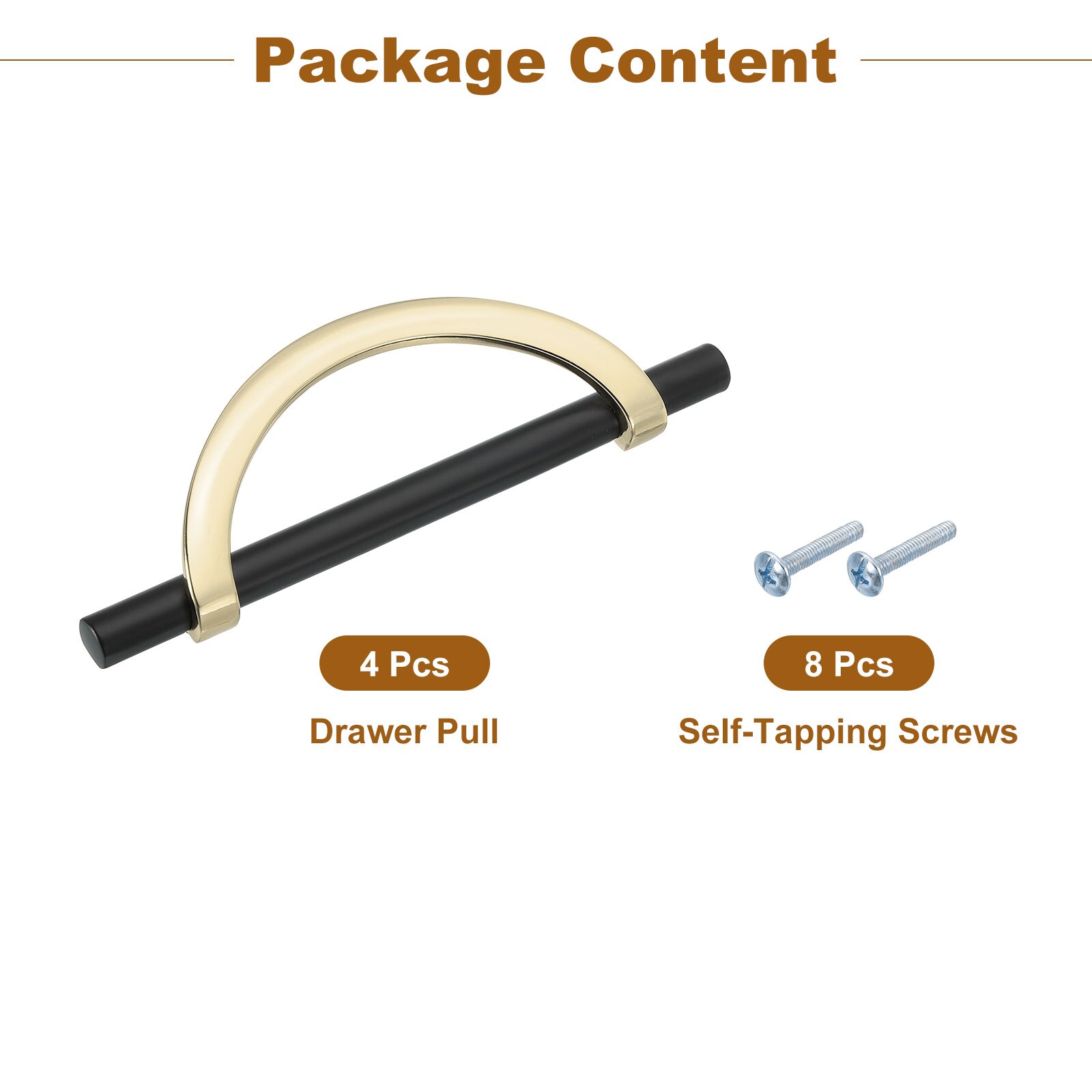 Unique Bargains S25093000UX5234 Cabinet-Pulls - View #3