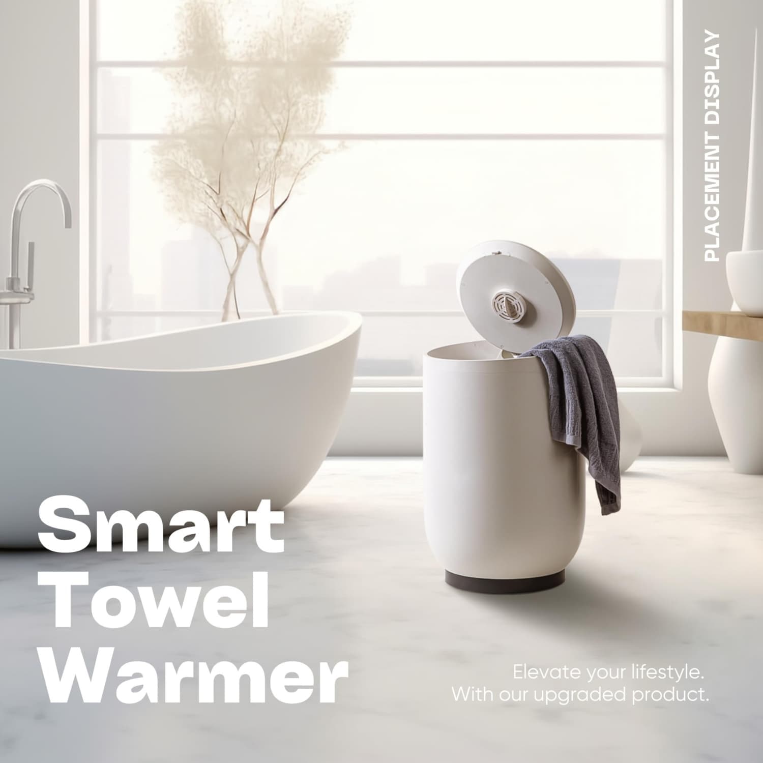 Angel Sar L2ZQYA623BTW05 Towel-Warmers - View #2