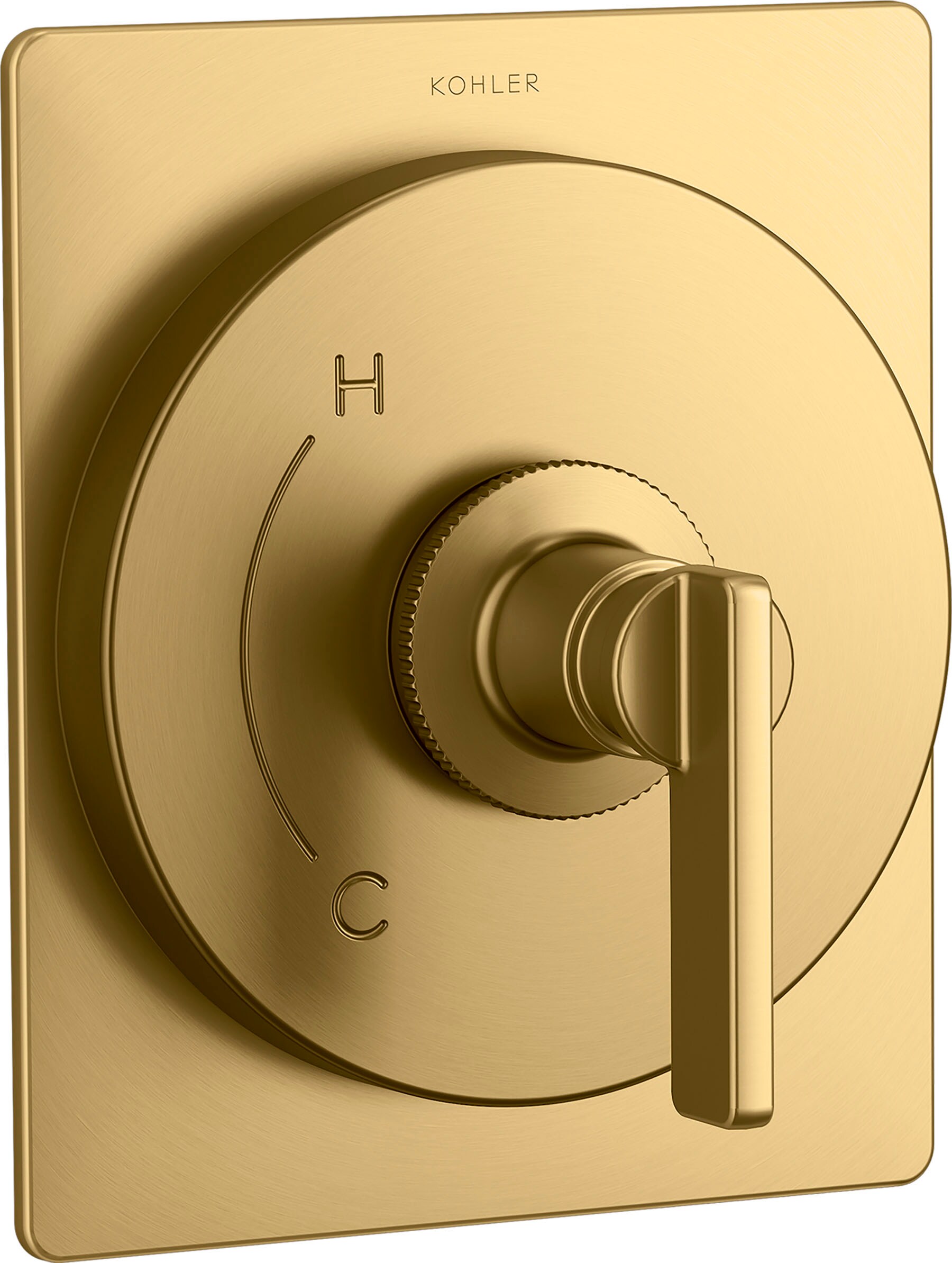 KOHLER TS35920-4-2MB Castia by Studio McGee Vibrant Brushed Moderne Brass Lever Shower Faucet Handle