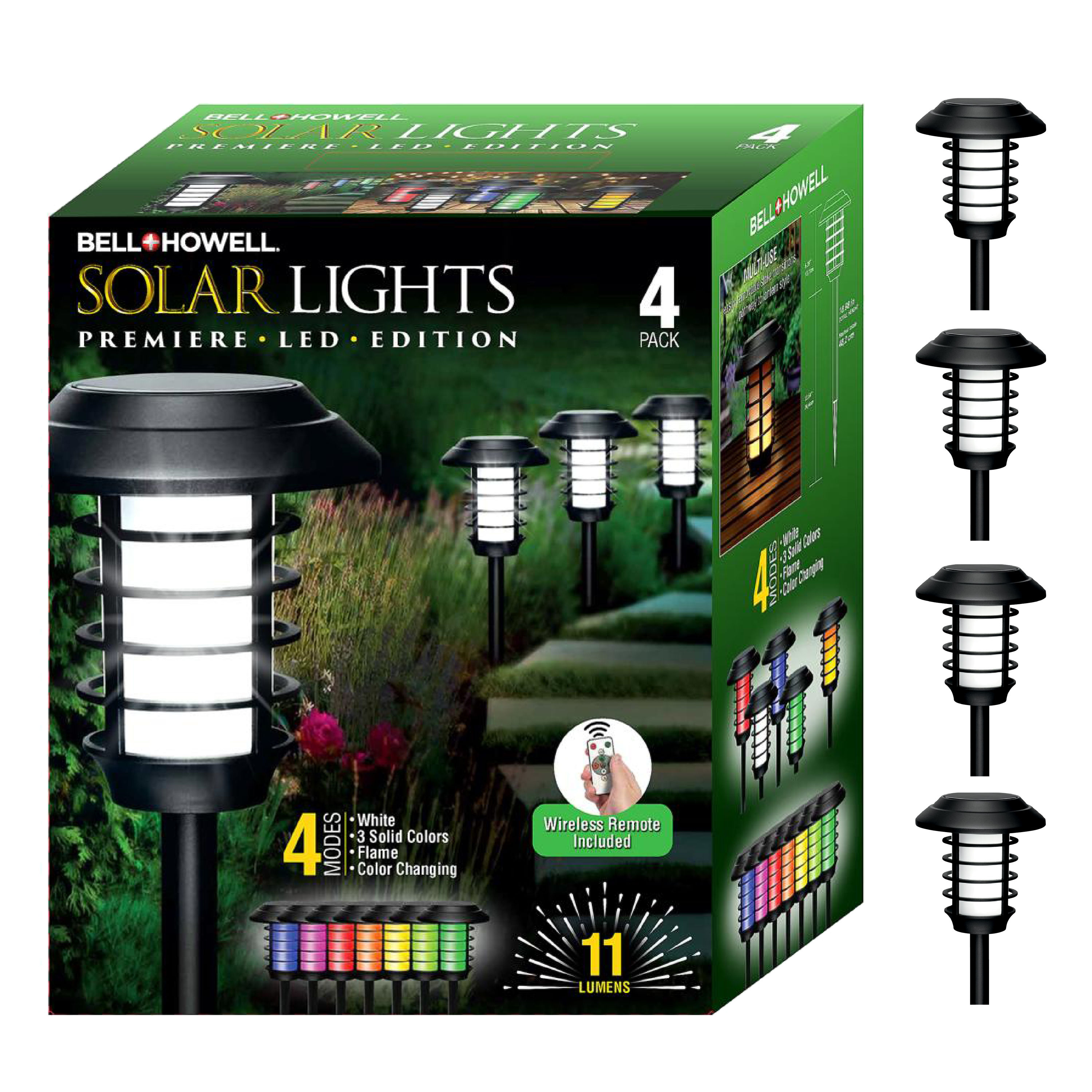 Complete Kit Stainless Steel LED outdoor garden wall light 12v volt & Driver 